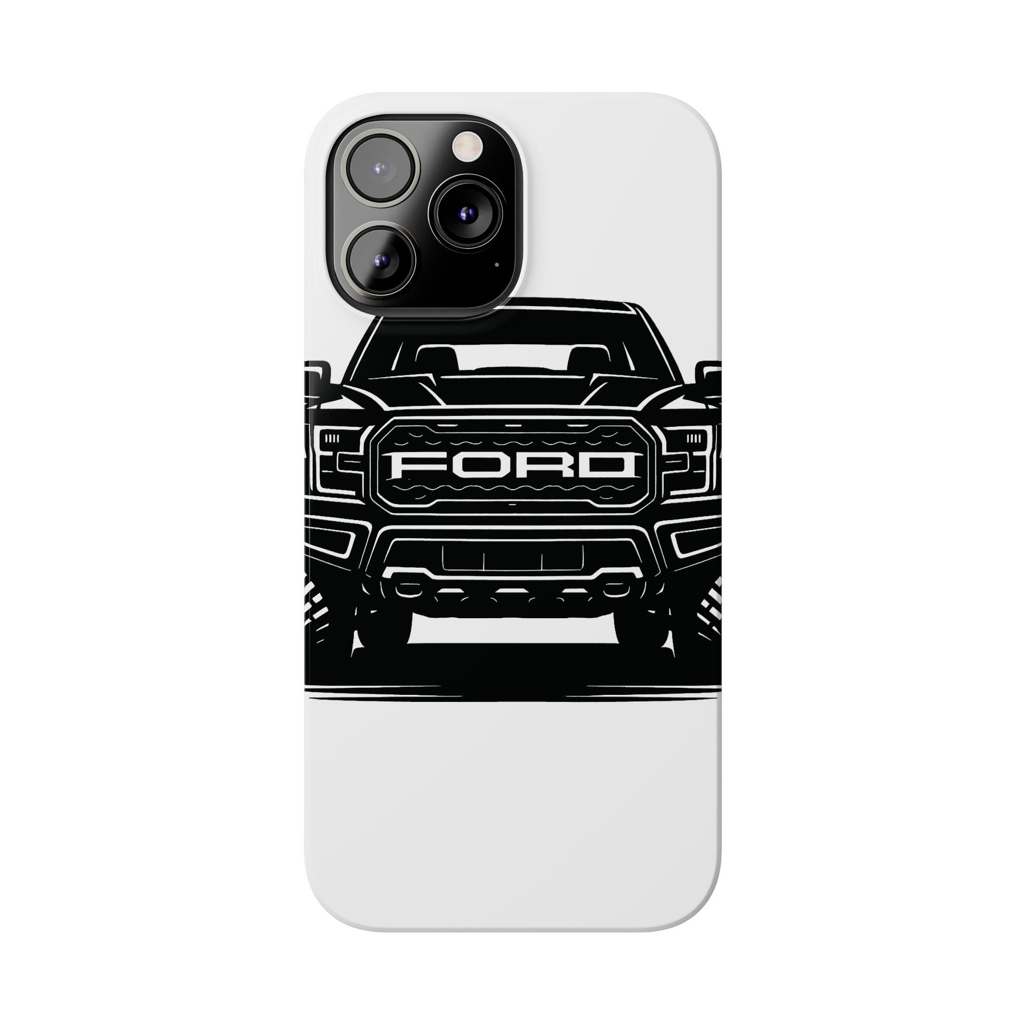Ford Raptor (Gen 3) Slim Phone Case Greyscale