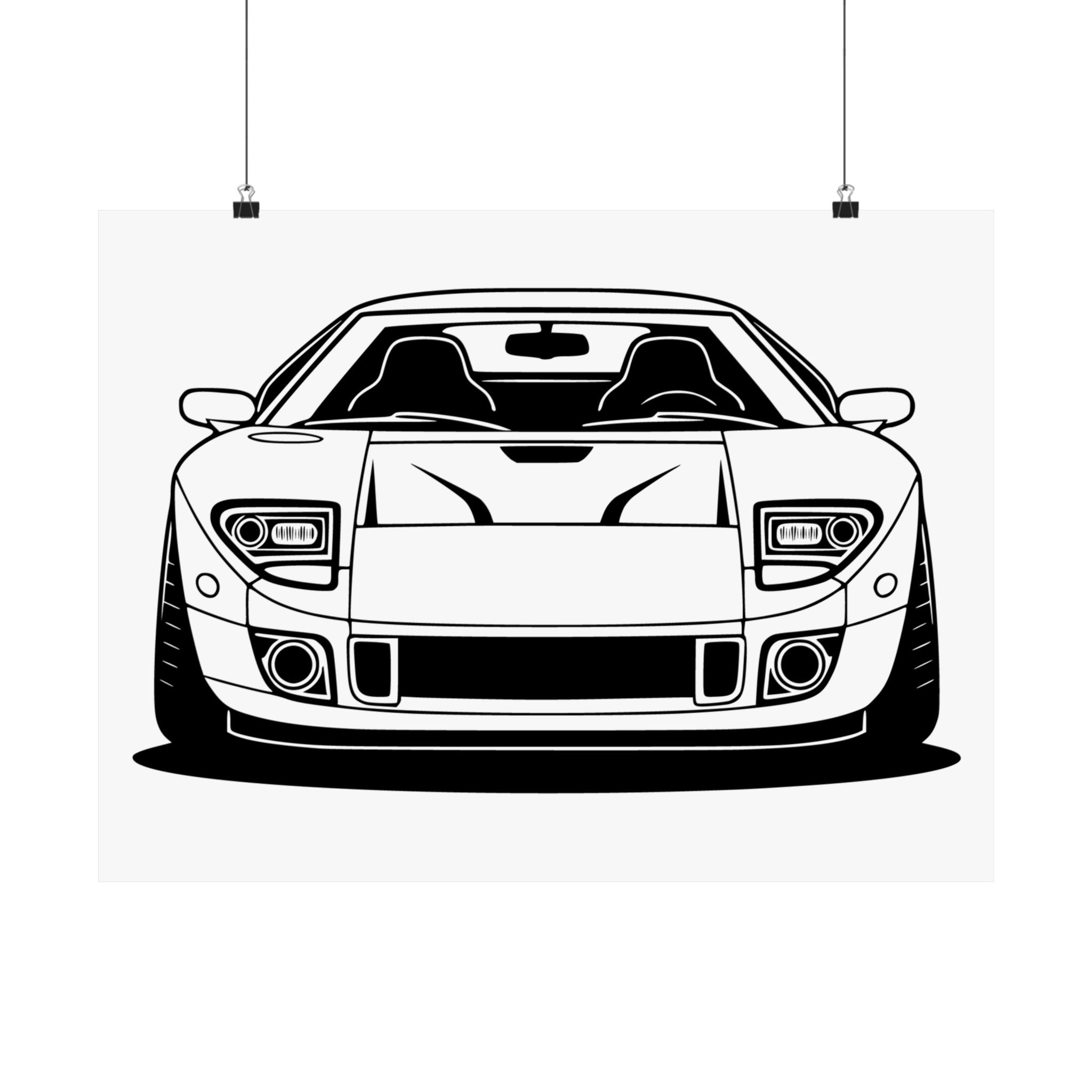 Ford GT40 (1964-69) Poster