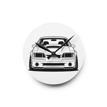 Ford Mustang Fox Body GT Wall Clock
