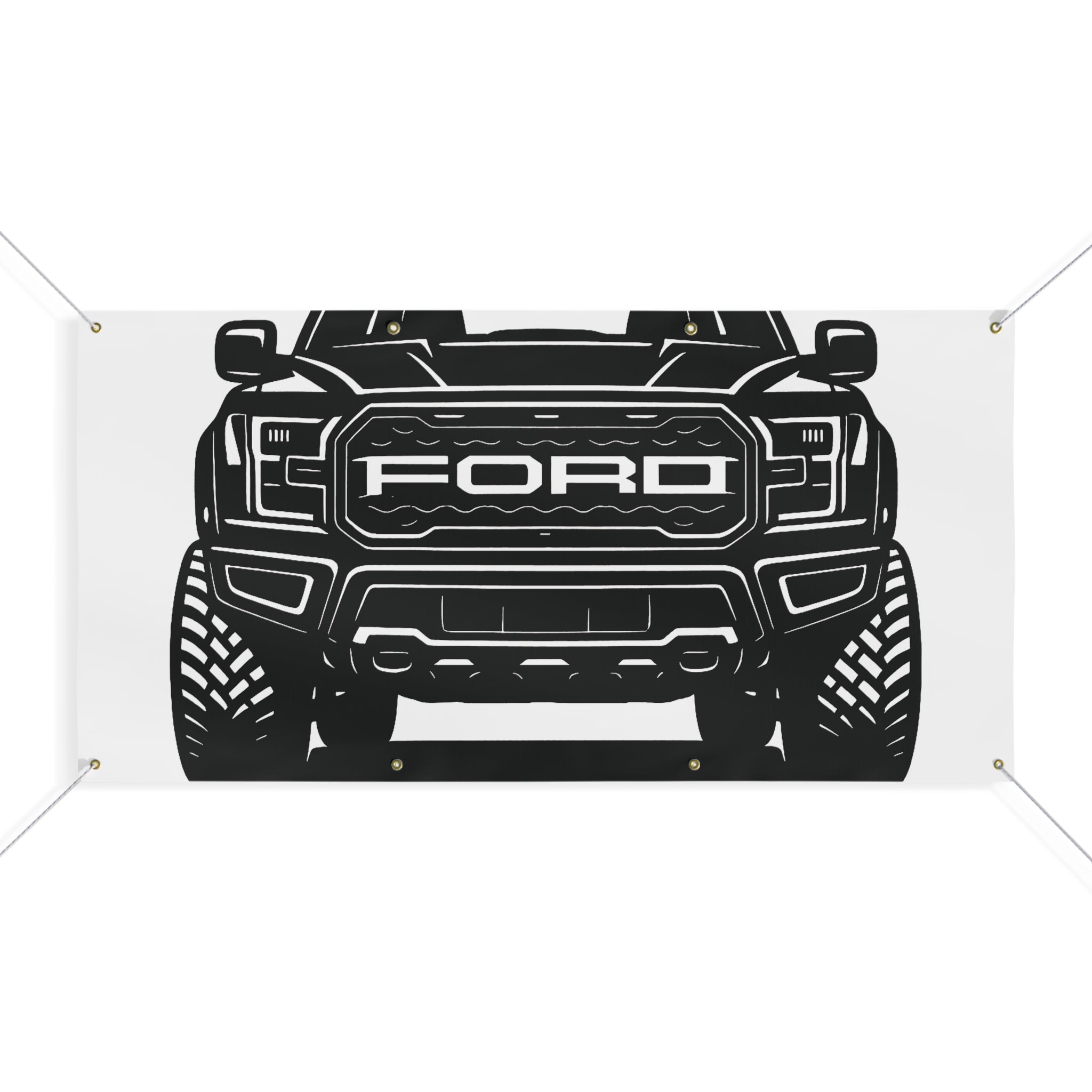 Ford Raptor (Gen 3) Banner Greyscale