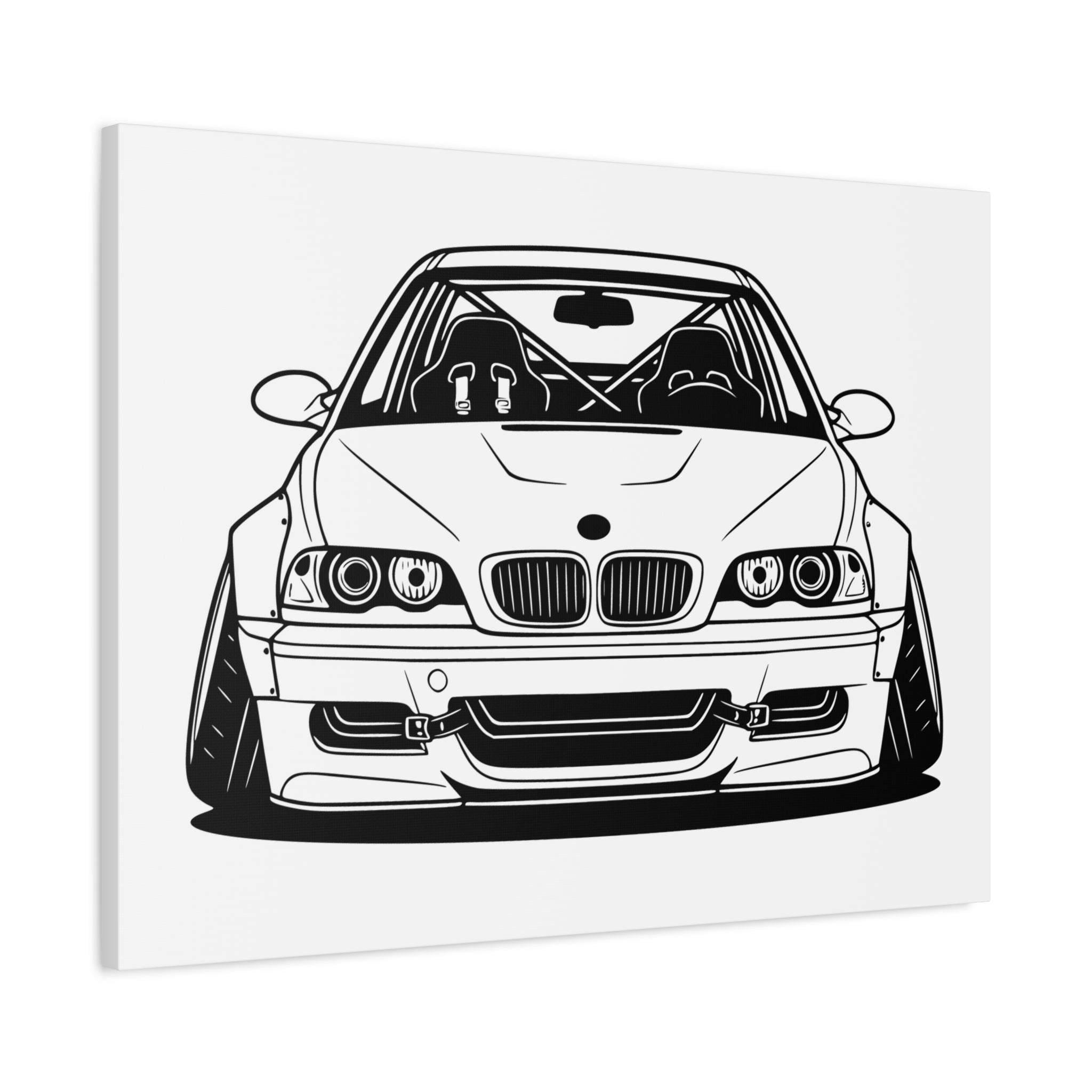 BMW E46 M3 (2000-06) Canvas Wall Art