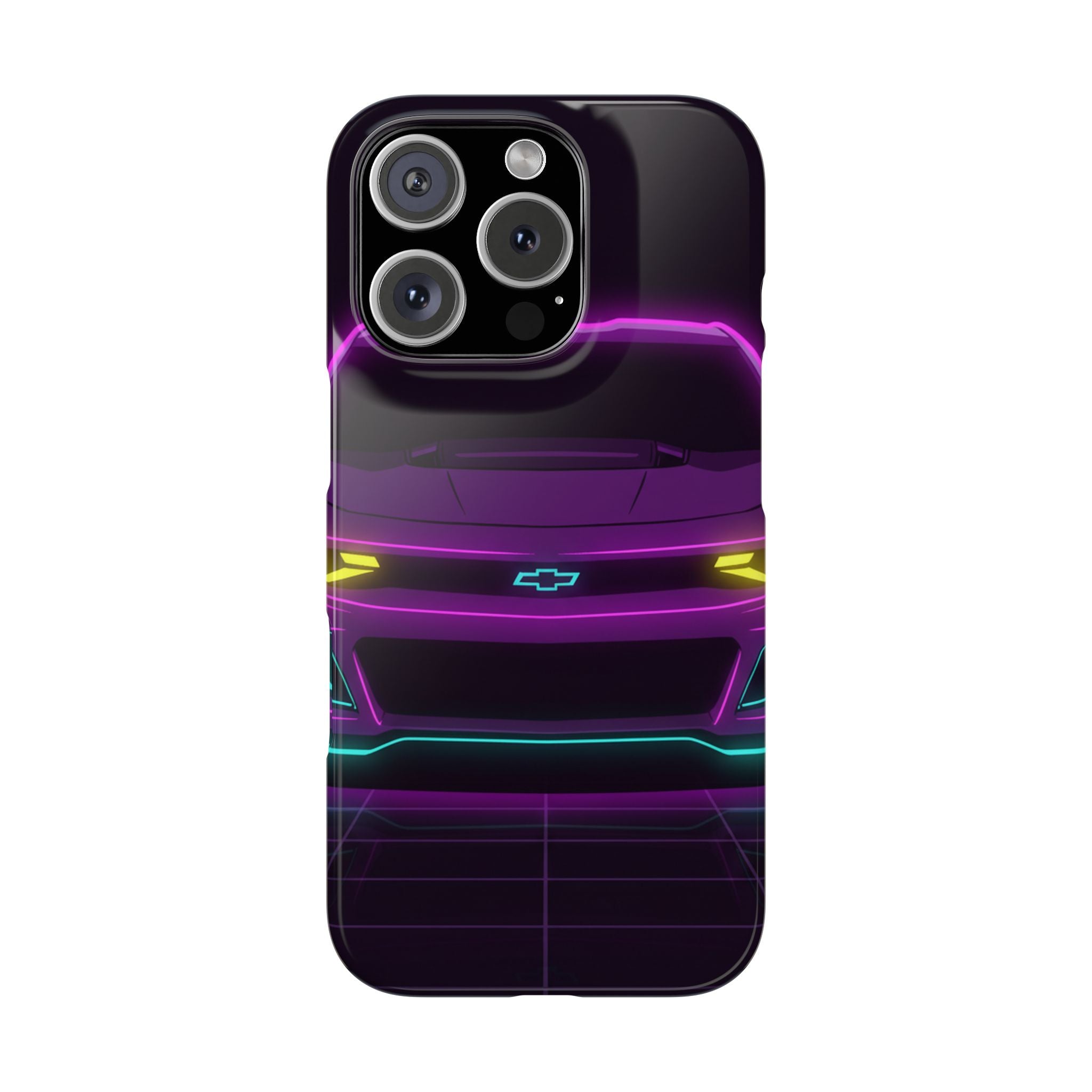 Chevrolet Camaro ZL1 Neon Synthwave Phone Case