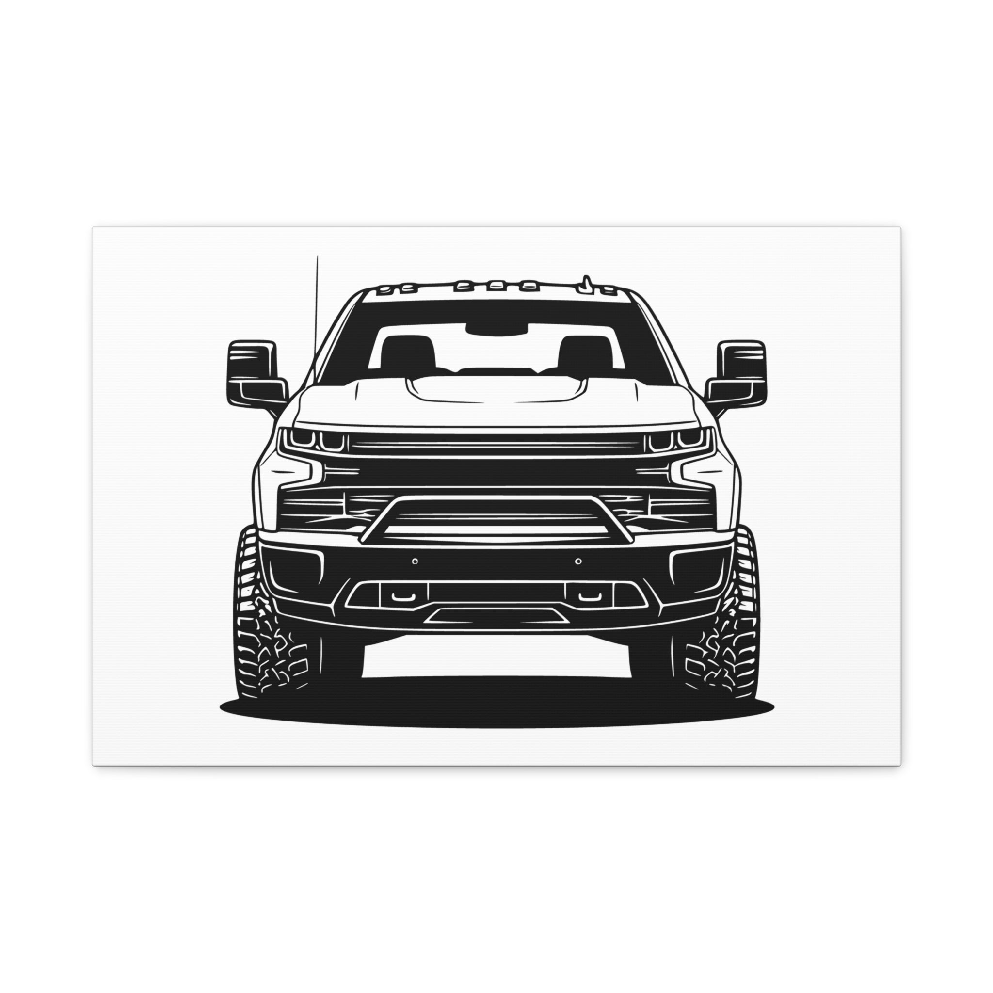 Chevy Silverado Trail Boss (2019+) Canvas Wall Art
