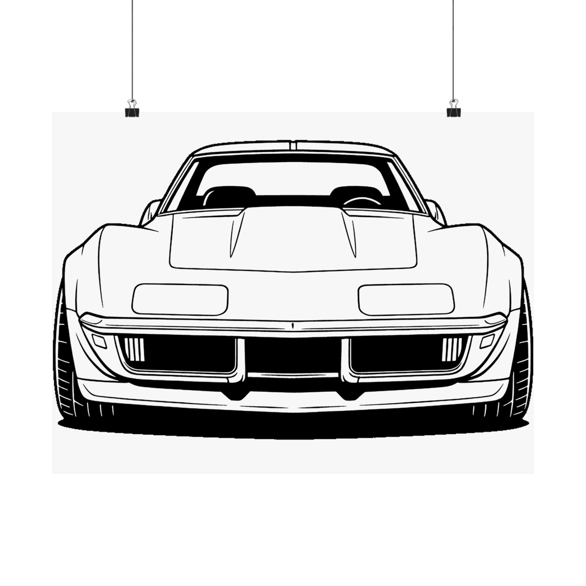 1969 Corvette Stingray C3 Poster