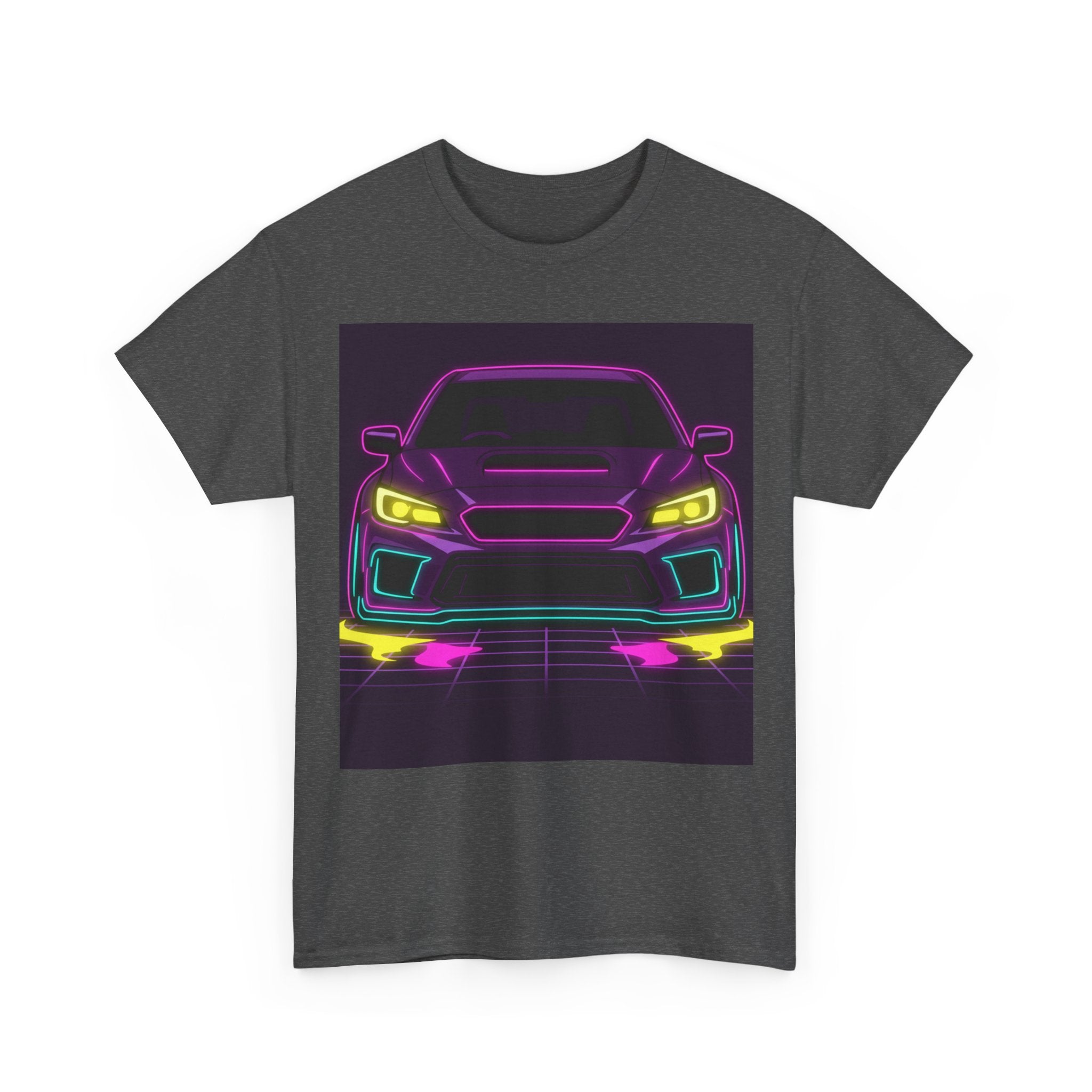 Subaru WRX STI Neon Synthwave Unisex Tee