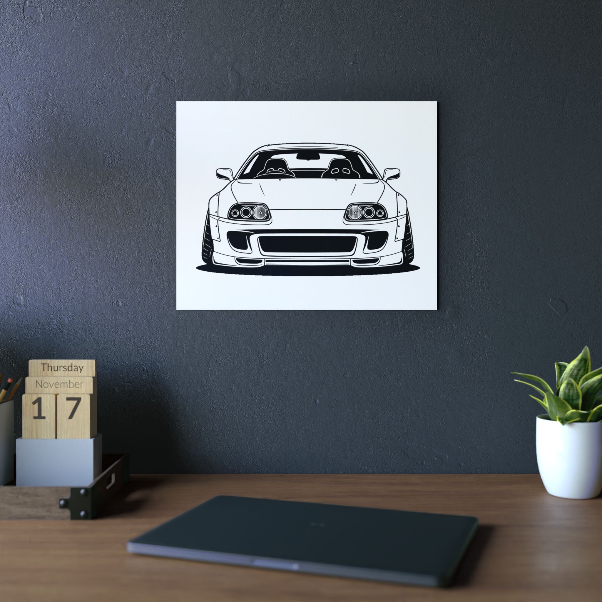 Toyota Supra MK4 Metal Wall Sign