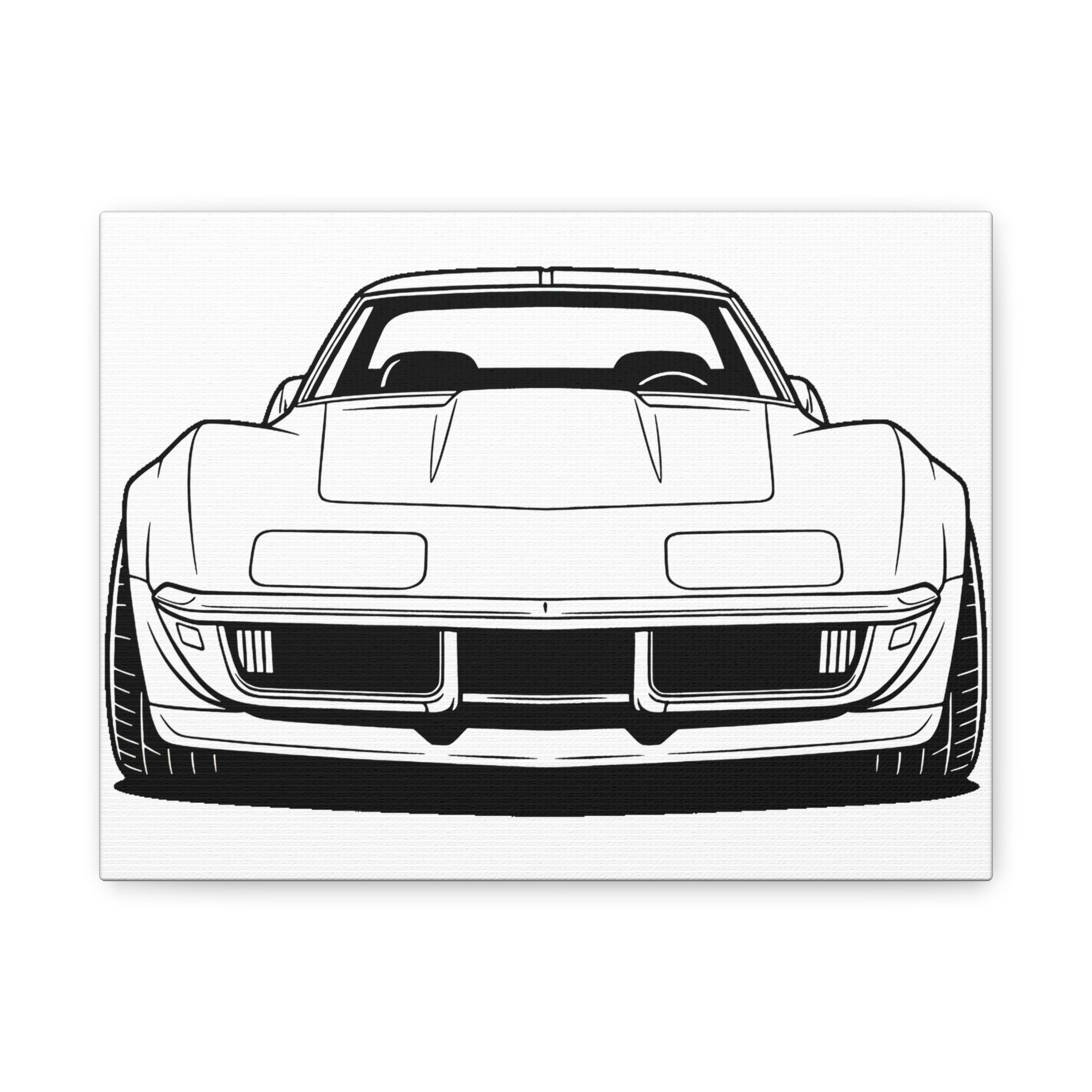 1969 Corvette Stingray C3 Canvas Wall Art