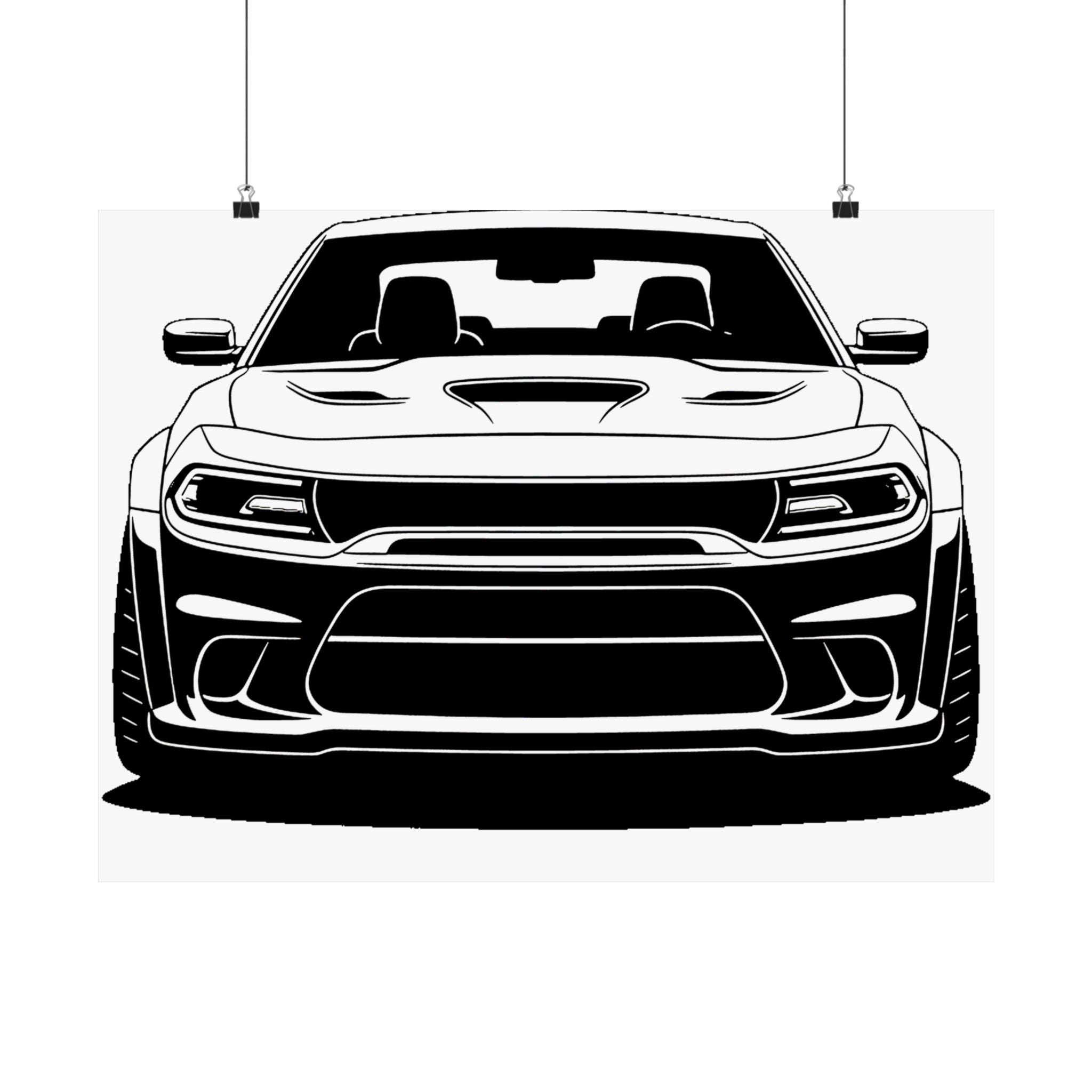 Dodge Challenger SRT Hellcat Poster