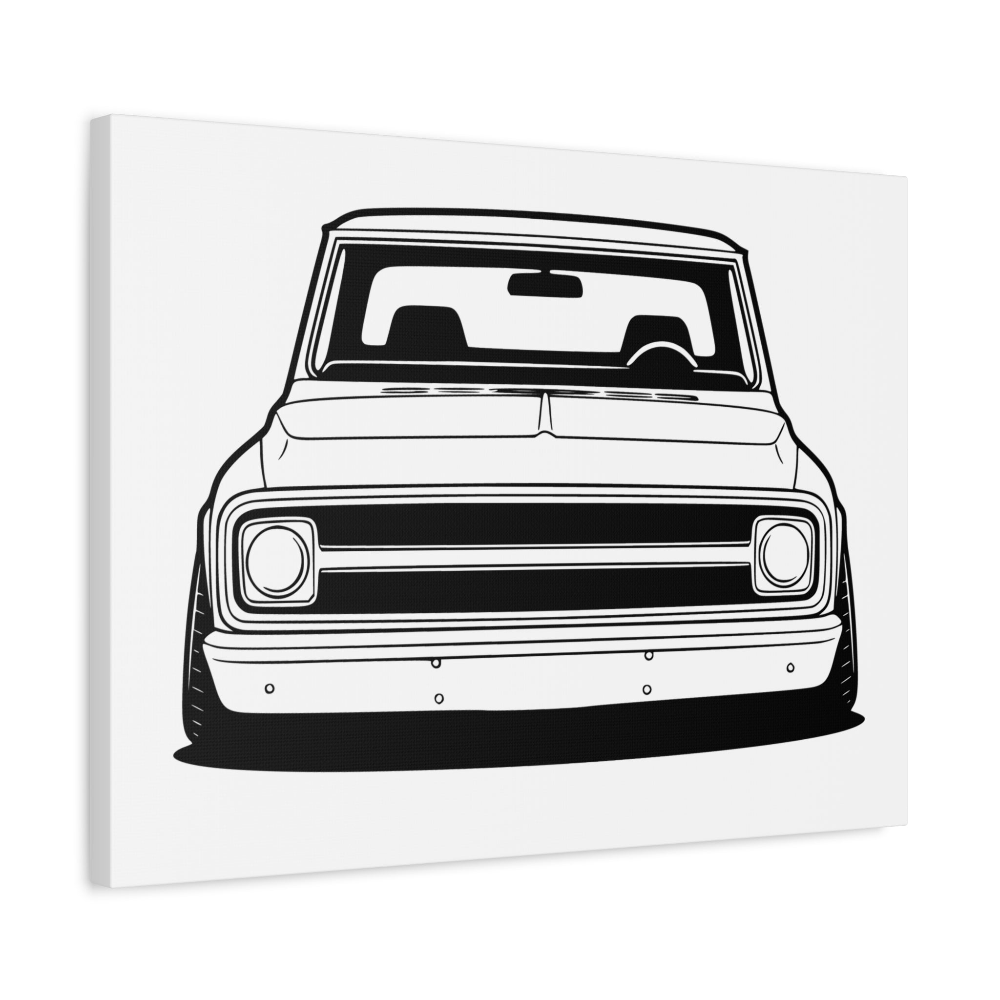 Chevy C10 Pickup (1967-72) Pro-Touring Canvas Wall Art