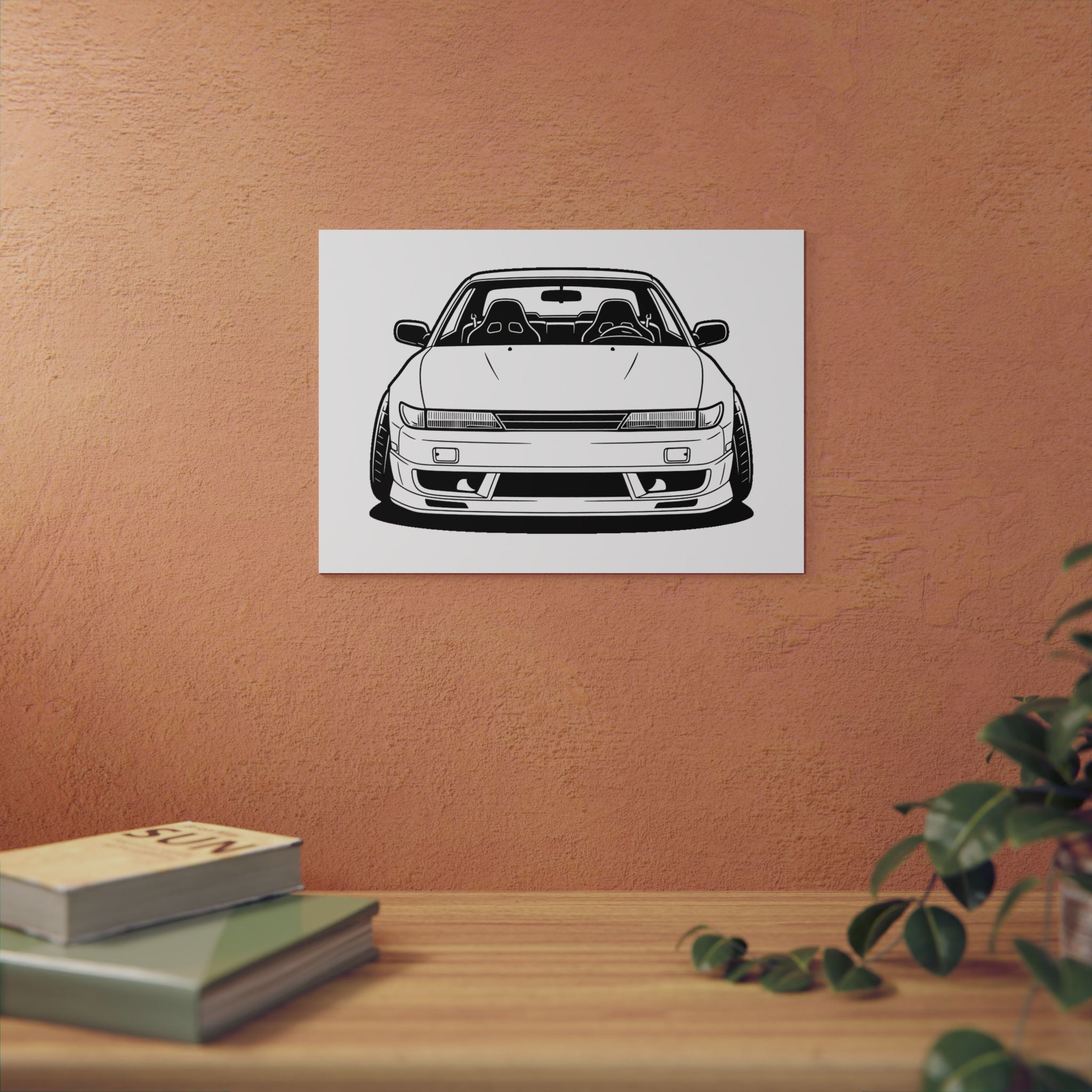 Nissan Silvia S13 Metal Wall Sign
