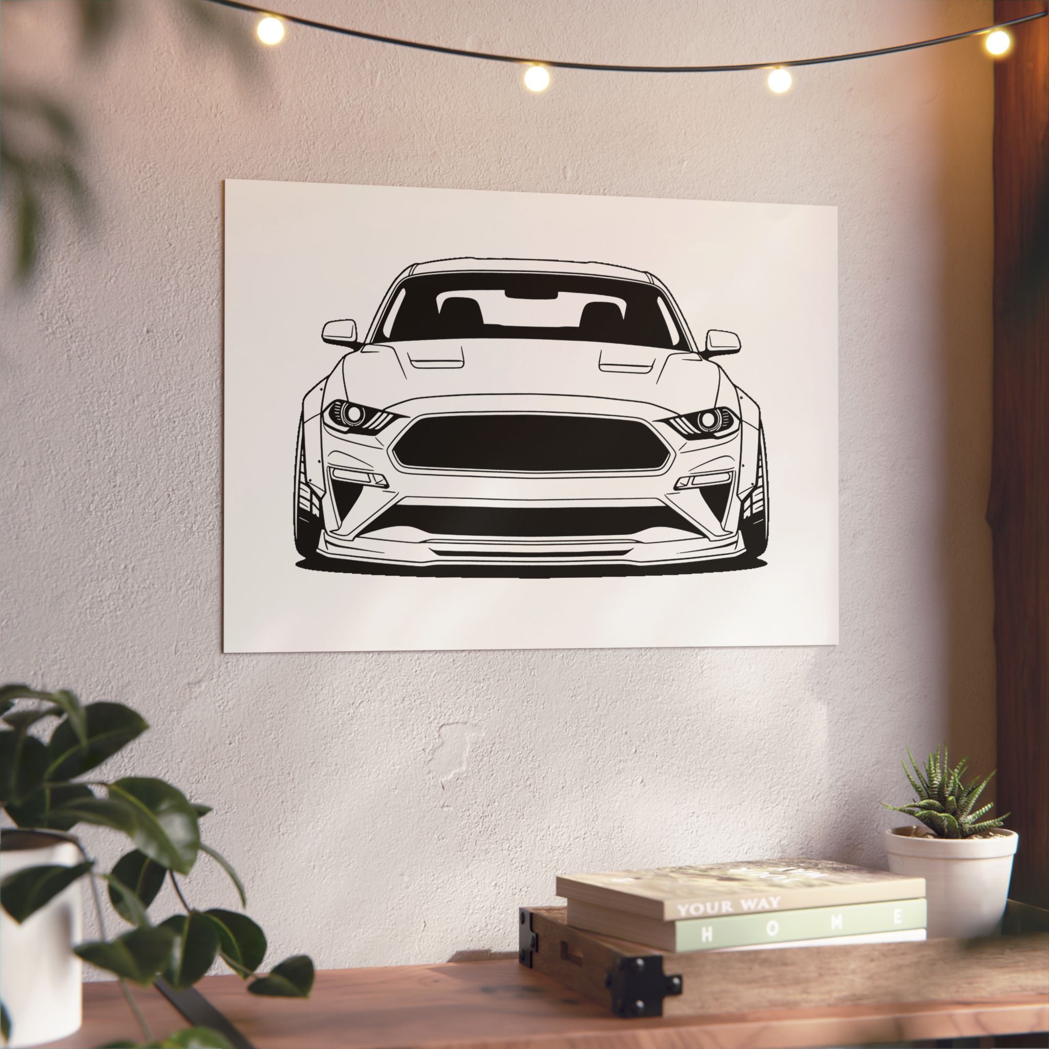 Ford Mustang GT (S650) Metal Wall Sign