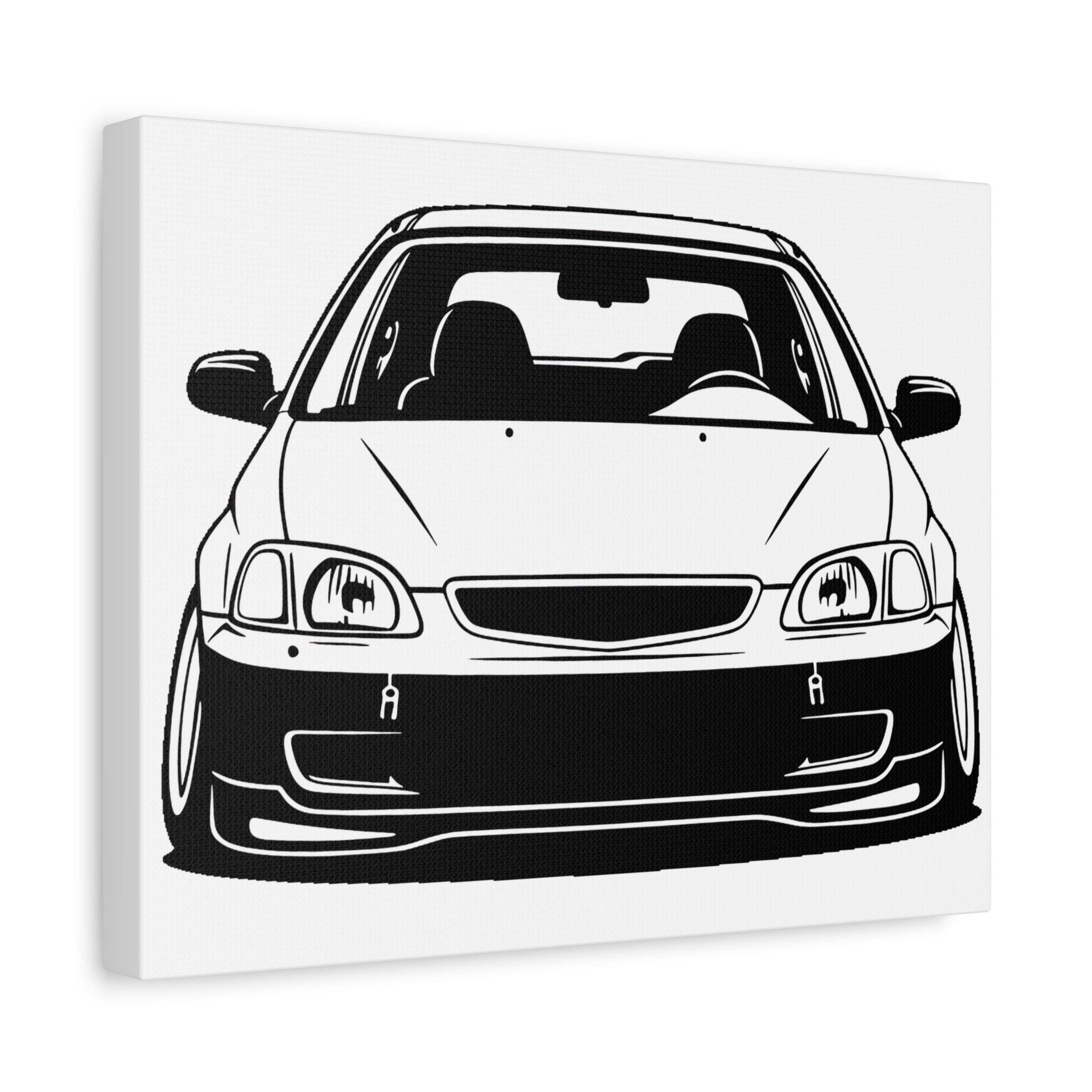 Honda Civic EK Hatch Canvas Wall Art
