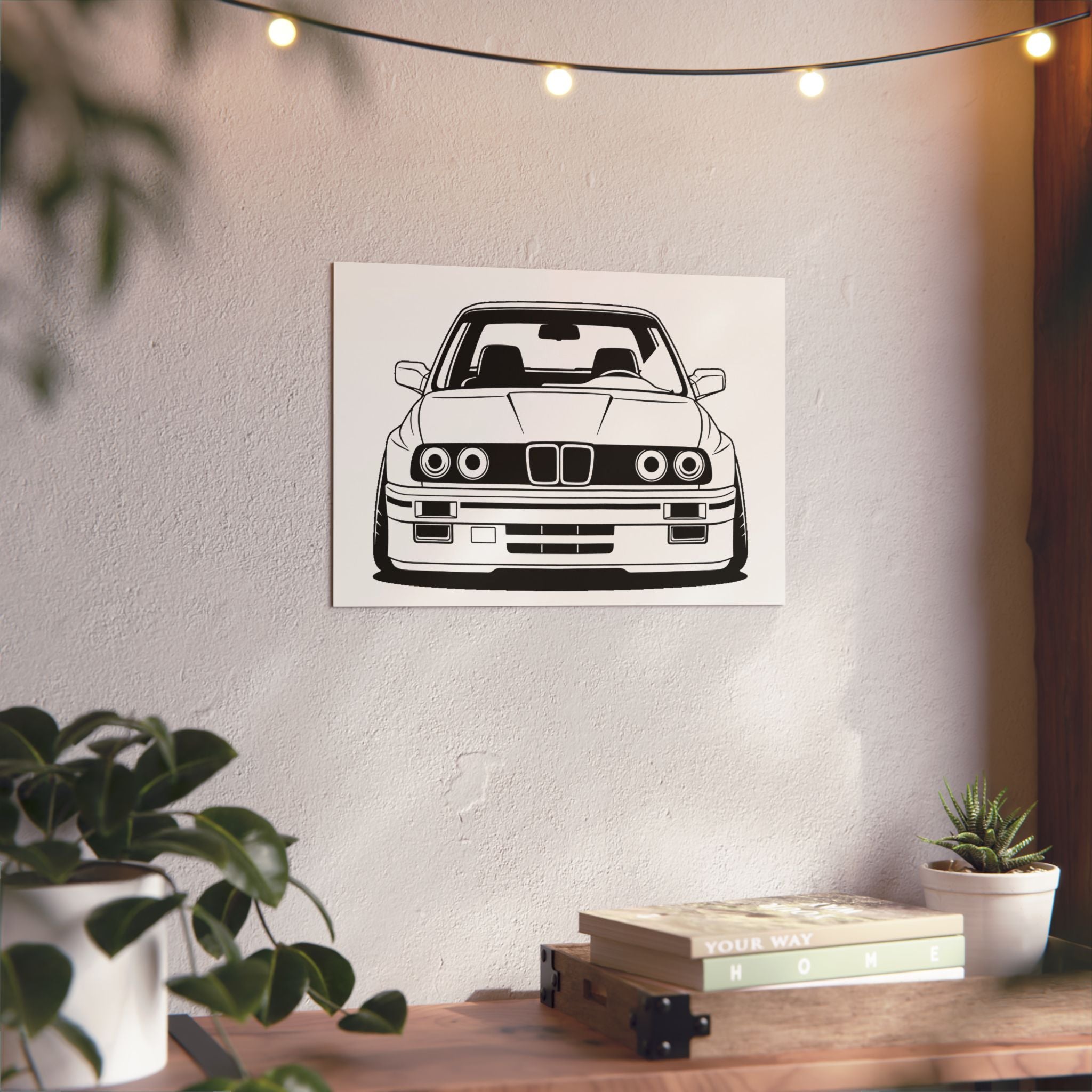 BMW E30 Metal Wall Sign