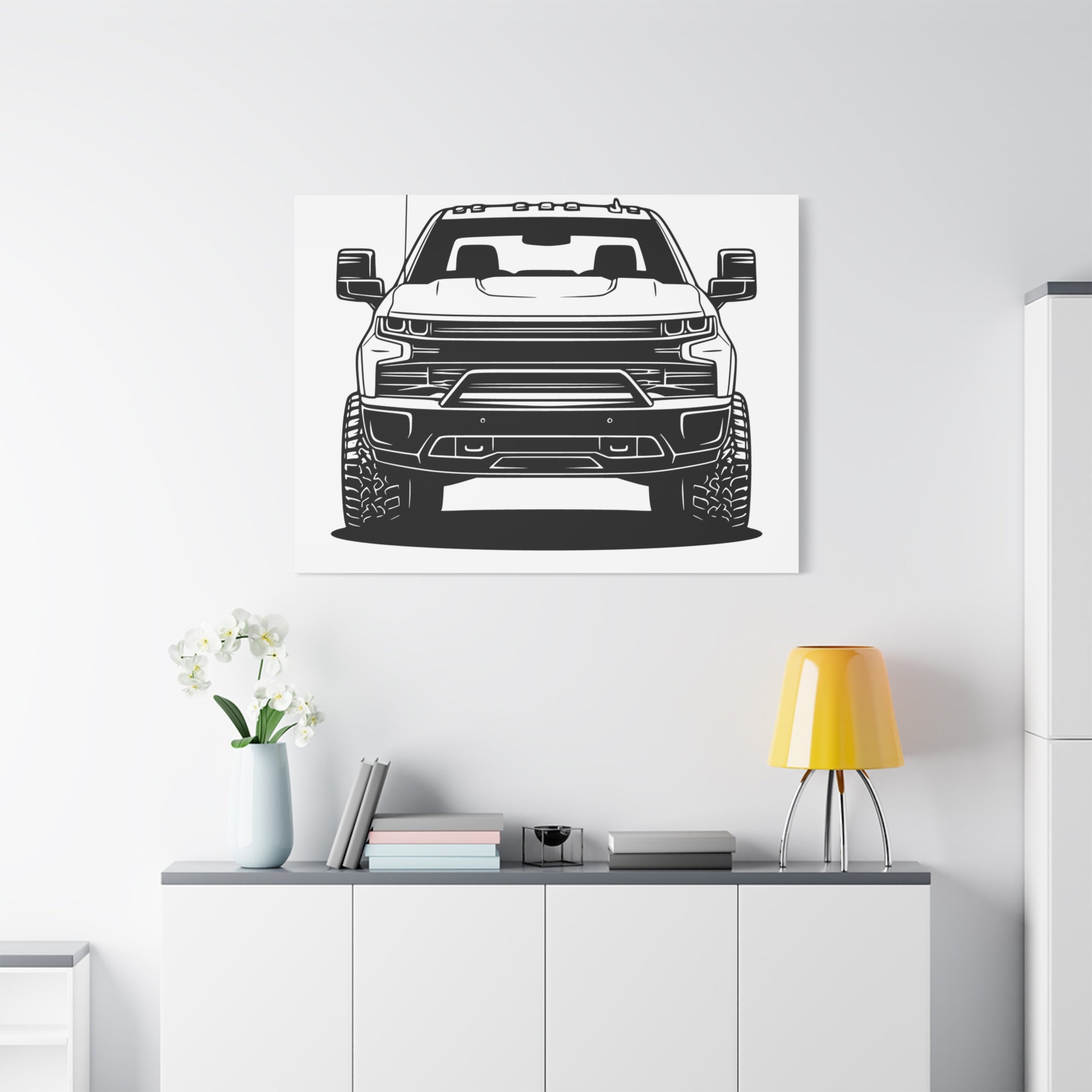 Chevy Silverado Trail Boss (2019+) Canvas Wall Art