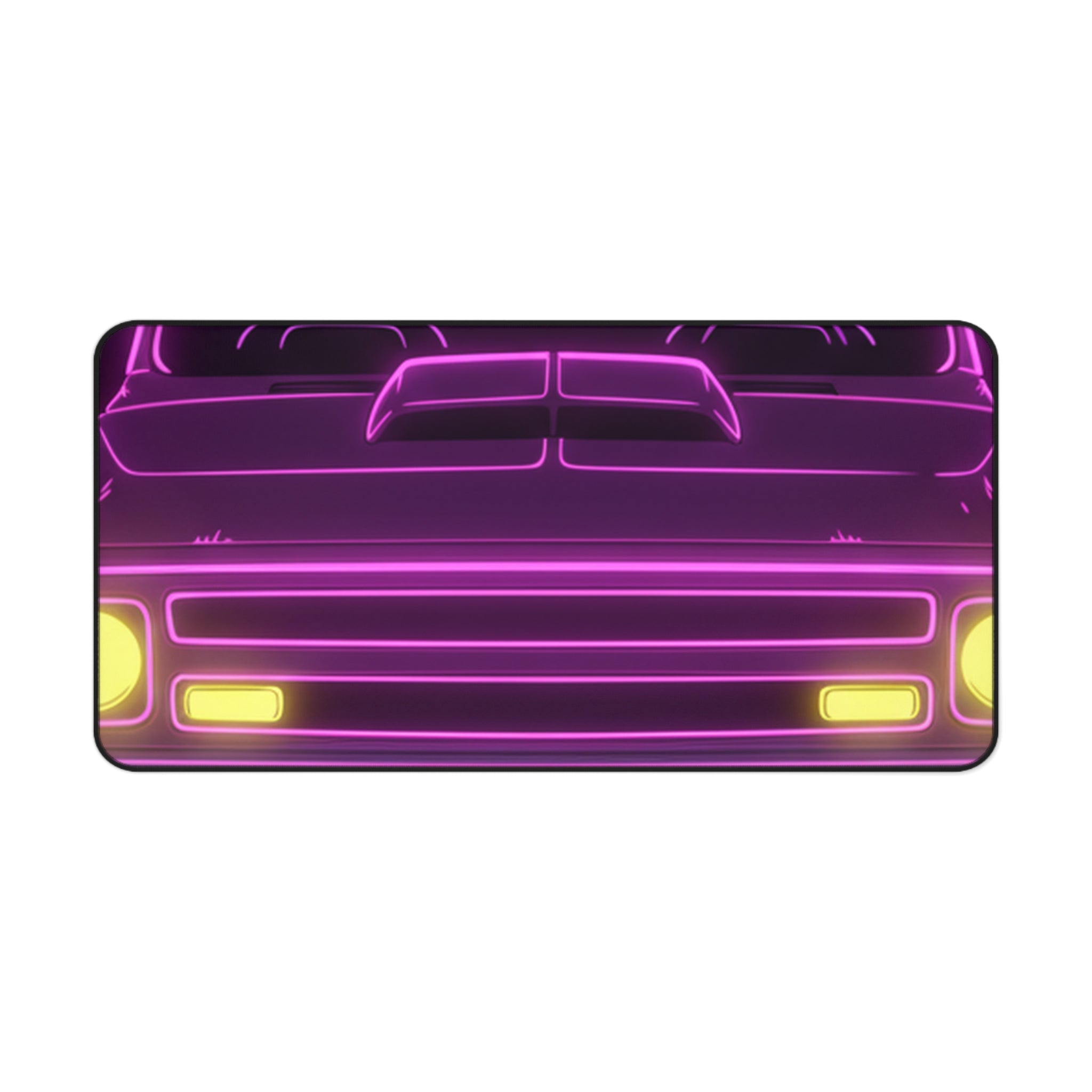 Chevy C10 Pickup (1967-72) Neon Synthwave Desk Mat