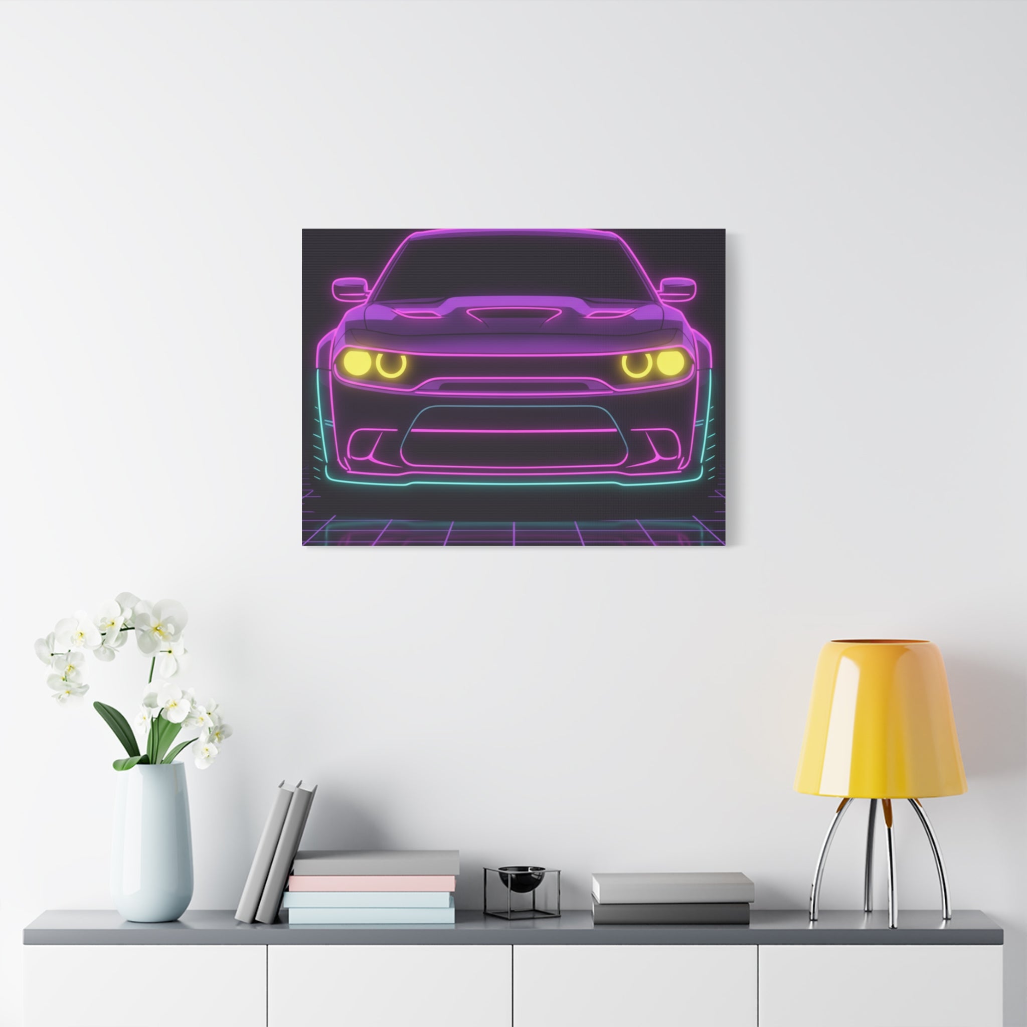 Dodge Challenger SRT Hellcat Canvas Wall Art