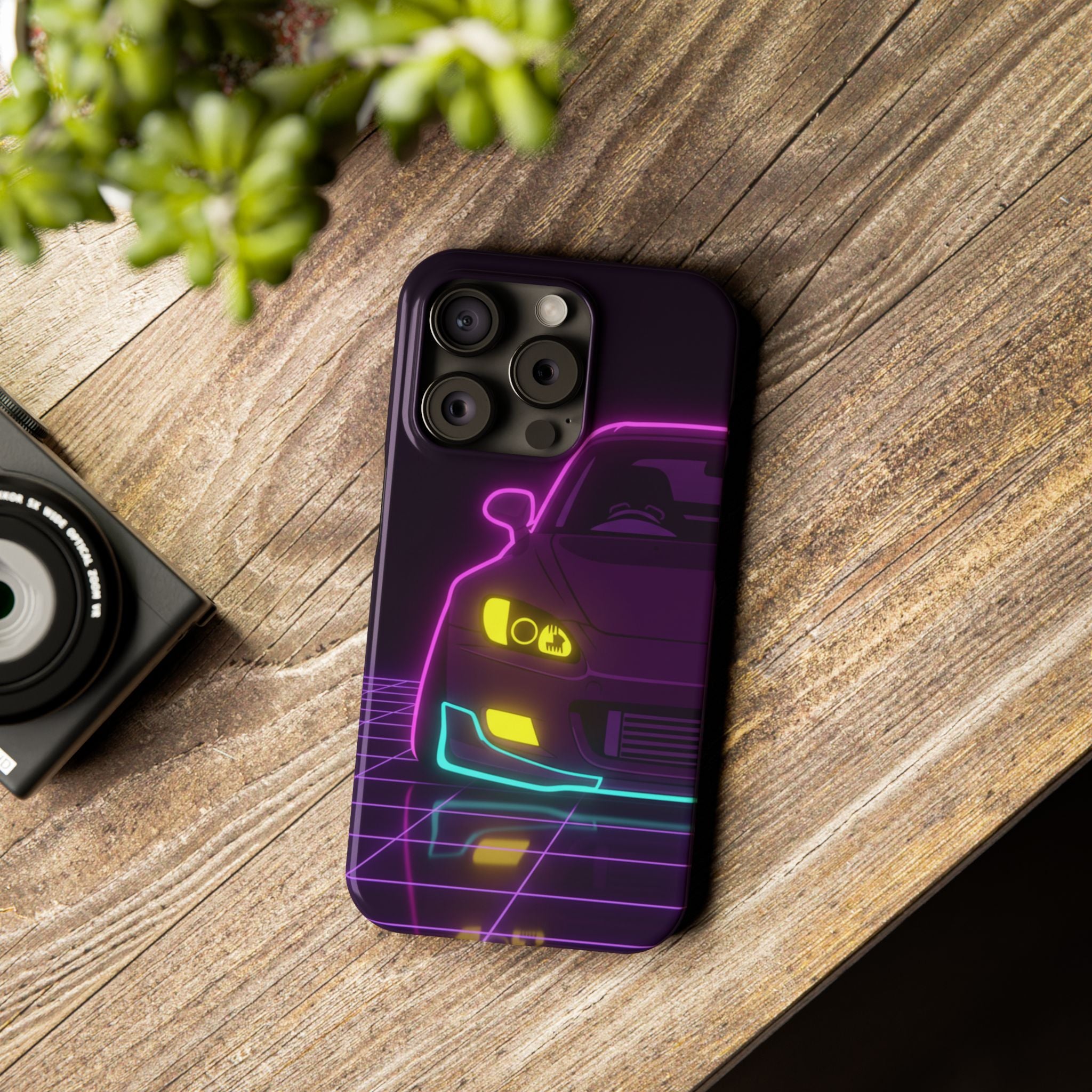 Honda S2000 (1999-09) Neon Synthwave Phone Case