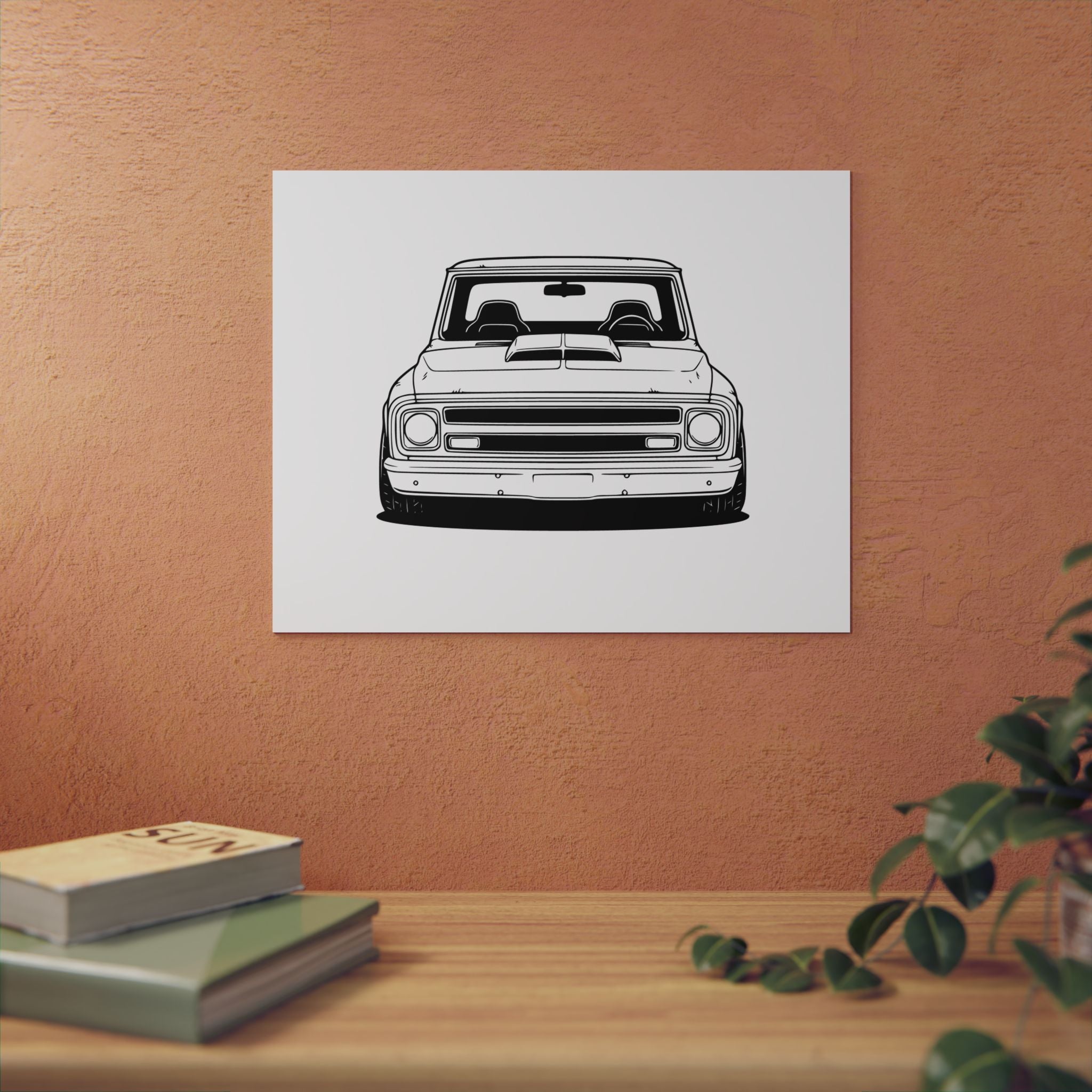 Chevy C10 Pickup (1967-72) Metal Wall Sign