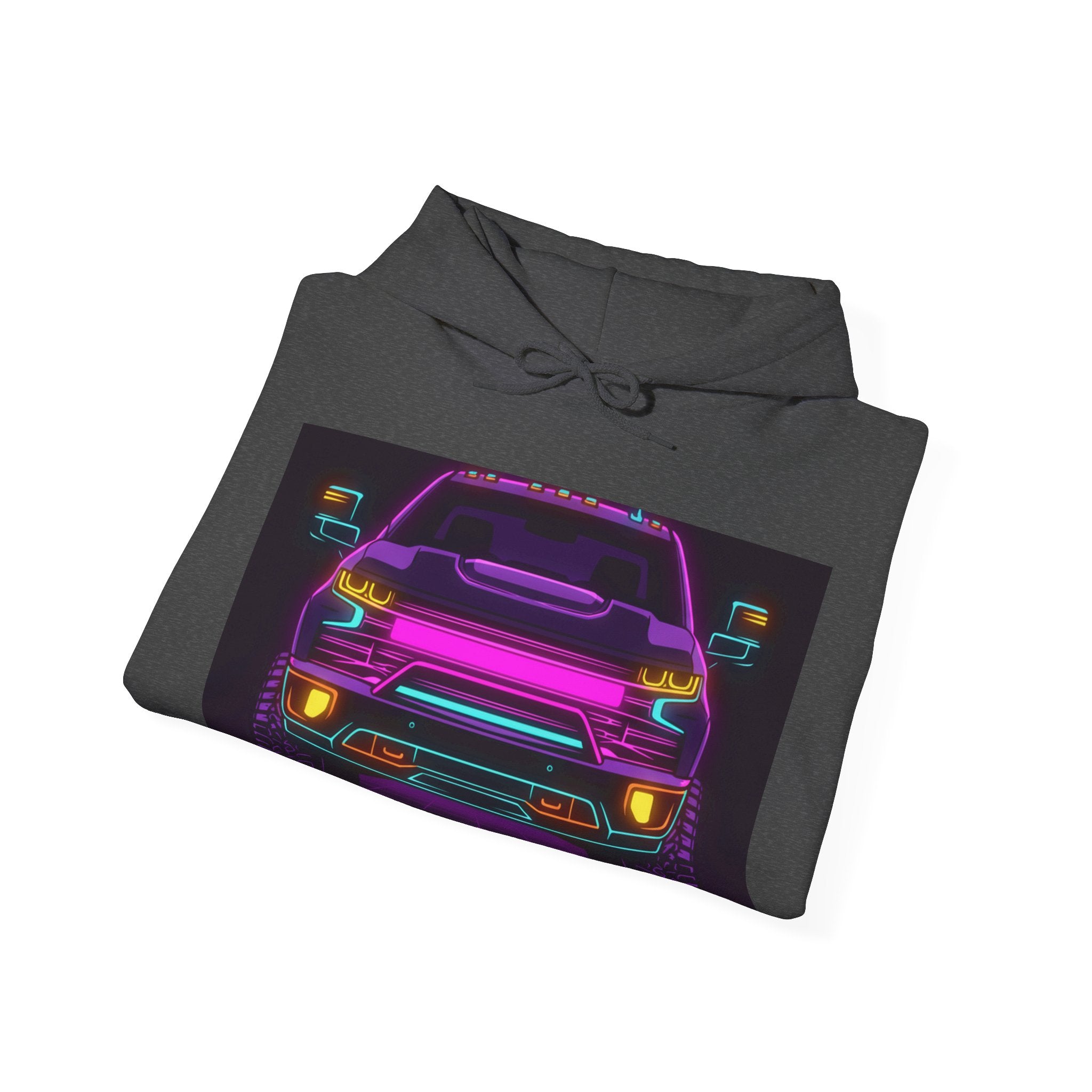 Chevy Silverado Trail Boss (2019+) Neon Synthwave Unisex Hoodie