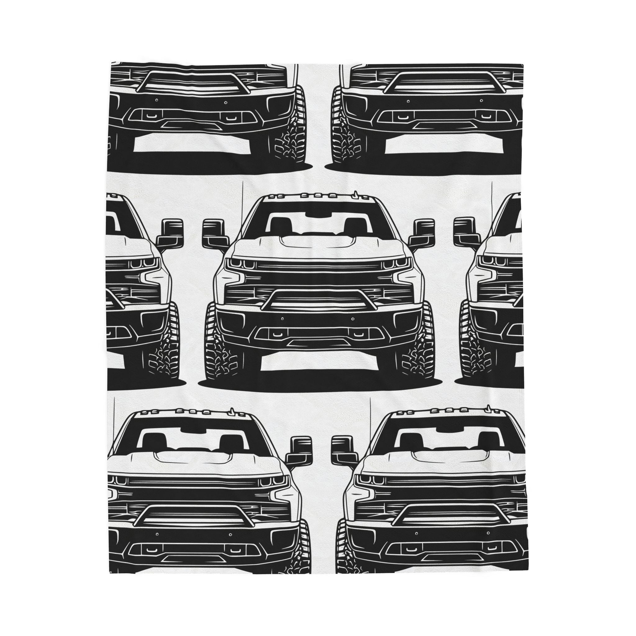 Chevy Silverado Trail Boss (2019+) Velveteen Plush Blanket