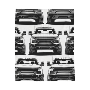 Chevy Silverado Trail Boss (2019+) Velveteen Plush Blanket