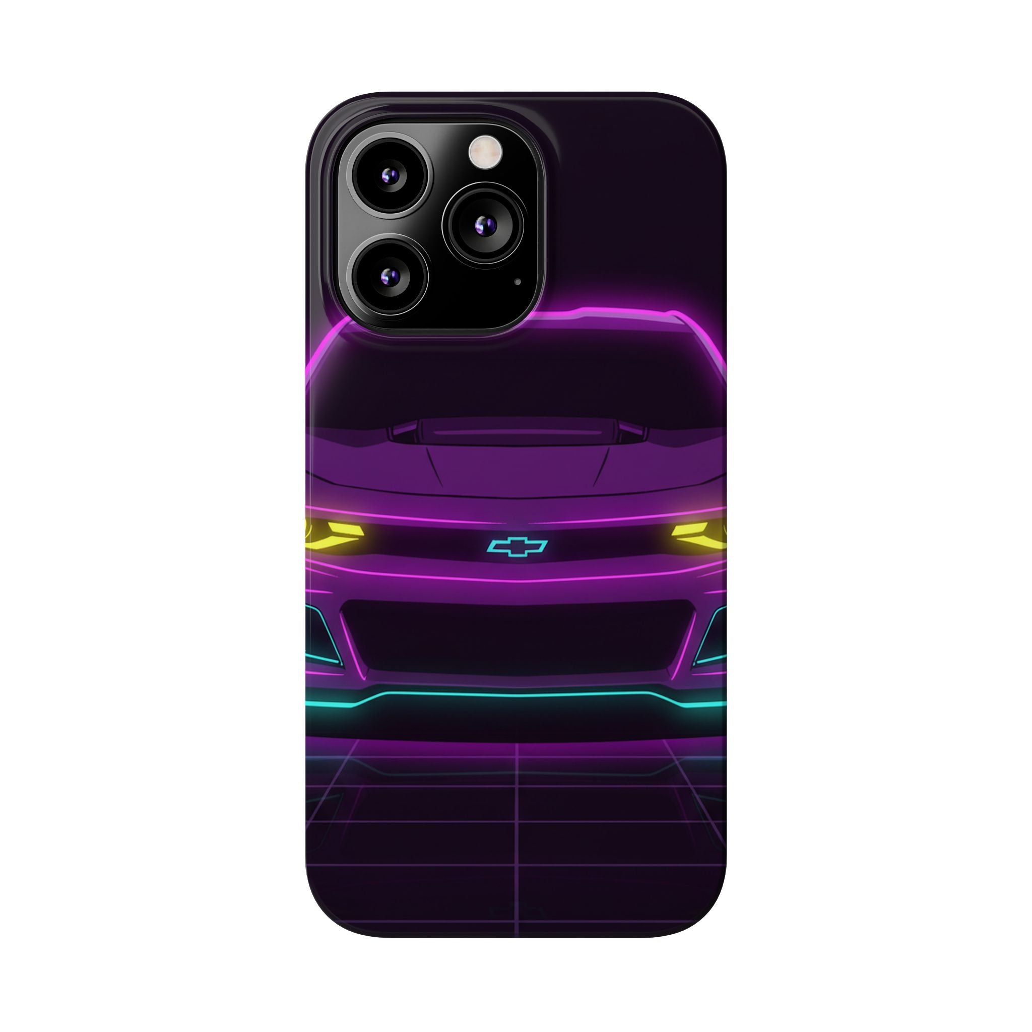 Chevrolet Camaro ZL1 Neon Synthwave Phone Case