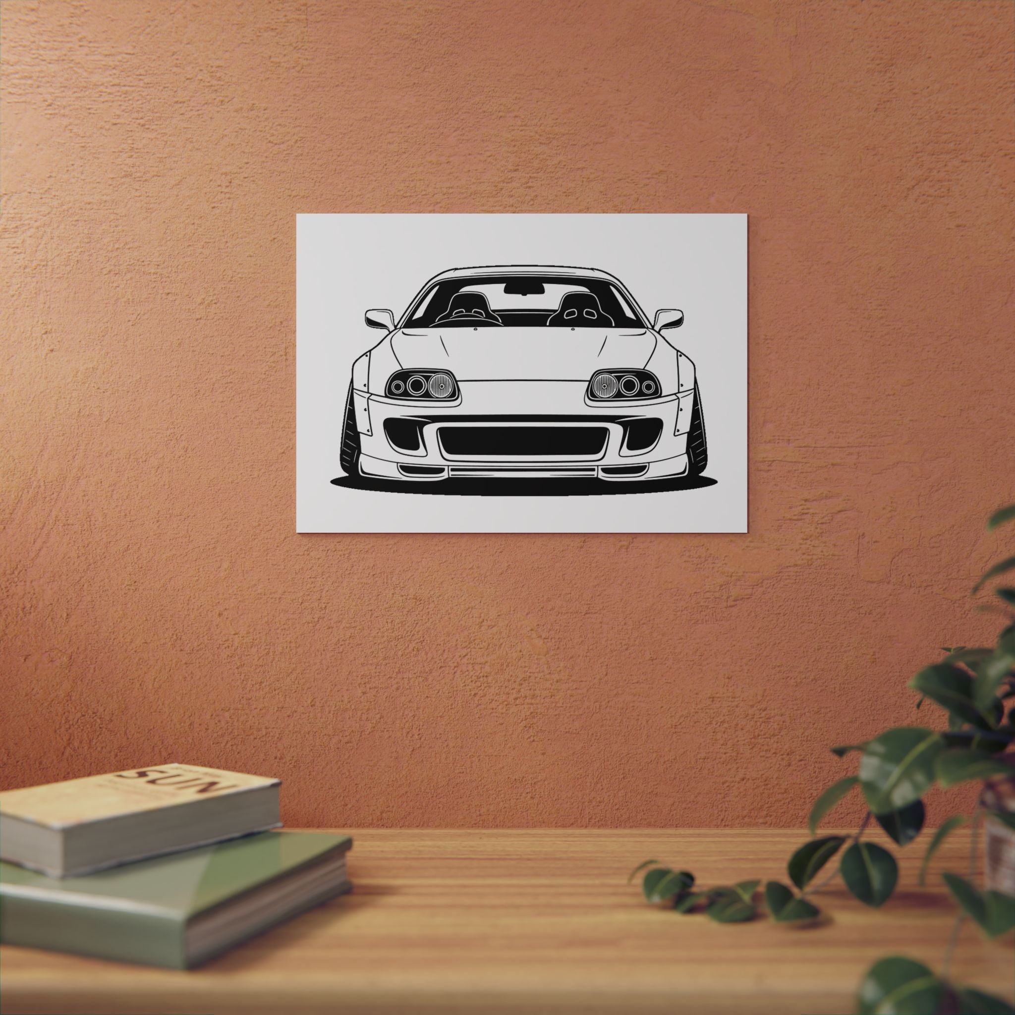 Toyota Supra MK4 Metal Wall Sign