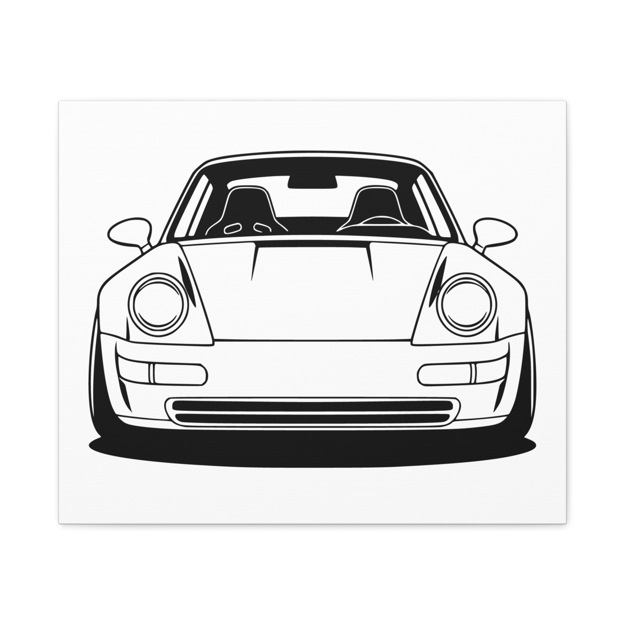 Porsche 964 Singer Canvas Wall Art