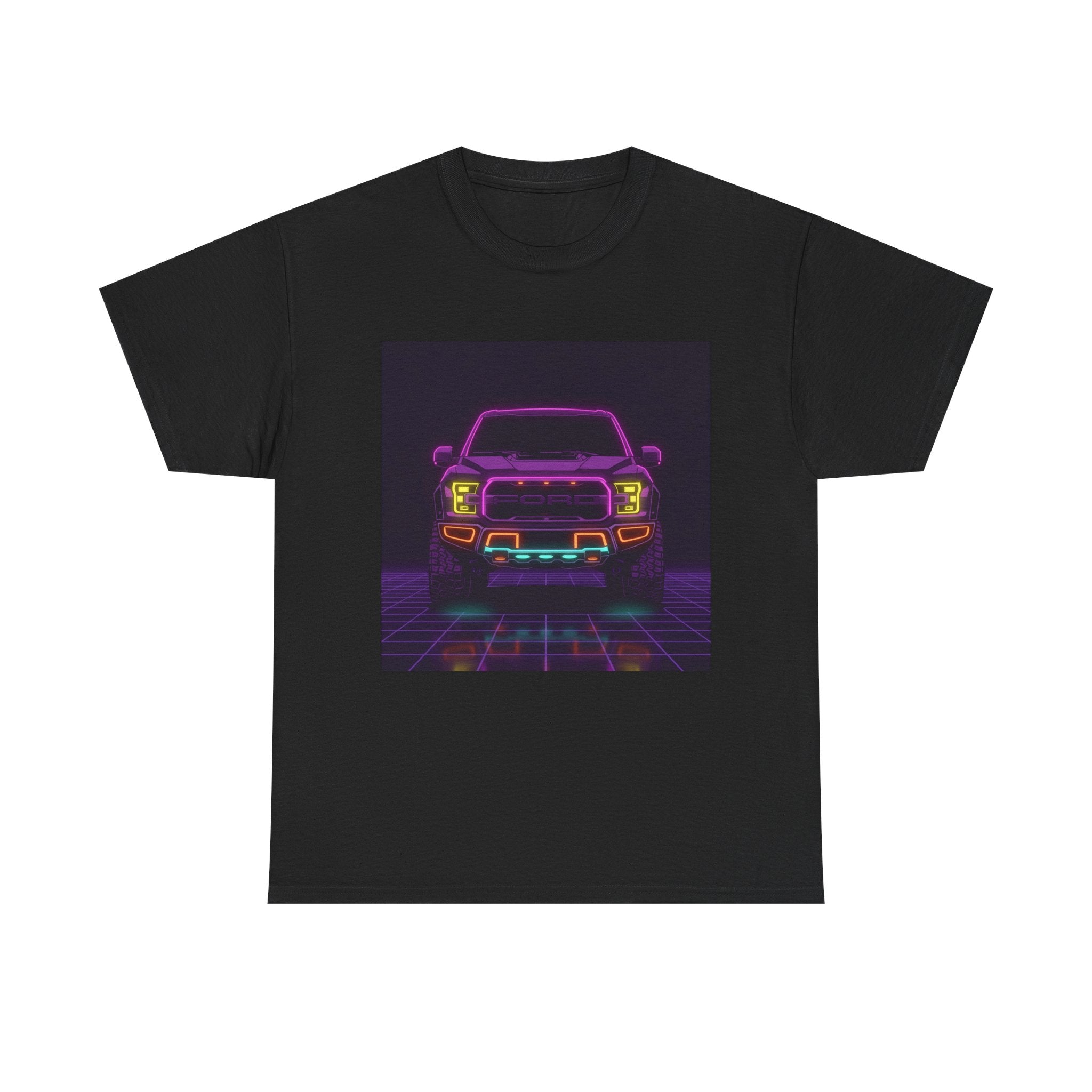 Ford F-150 Raptor Gen 2 Neon Synthwave Unisex Tee