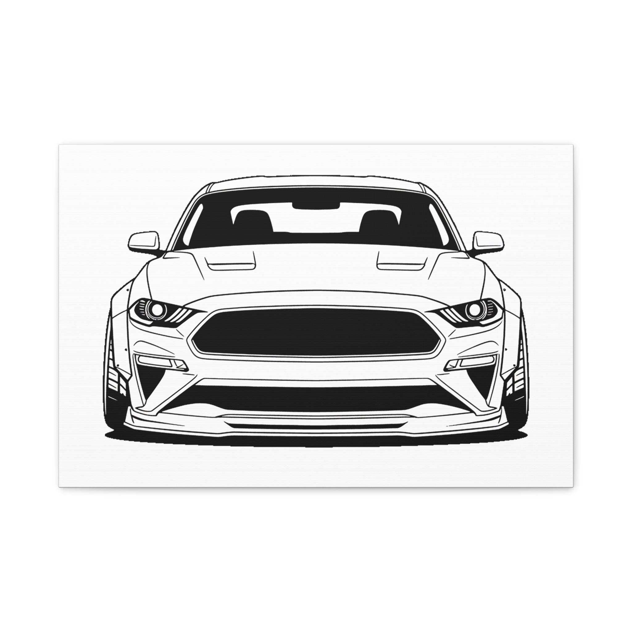 Ford Mustang GT (S650) Canvas Wall Art