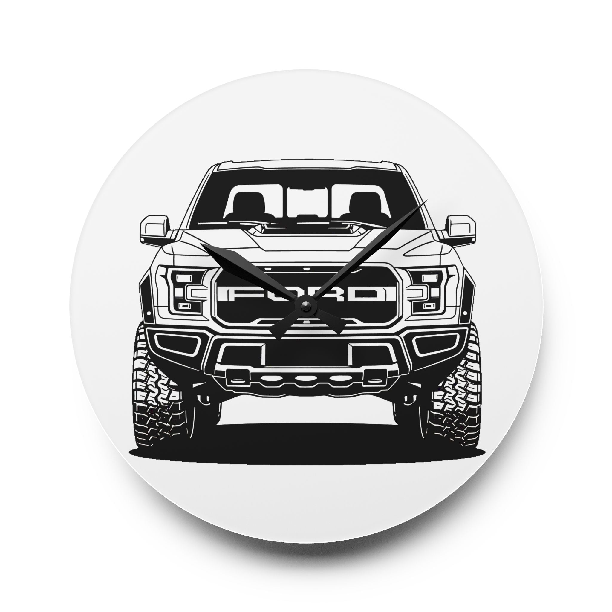 Ford F-150 Raptor Gen 2 Wall Clock