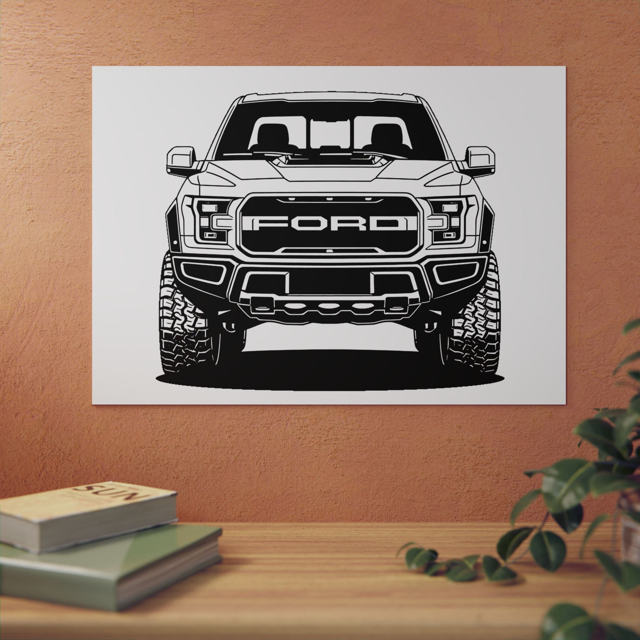 Ford F-150 Raptor Gen 2 Metal Wall Sign