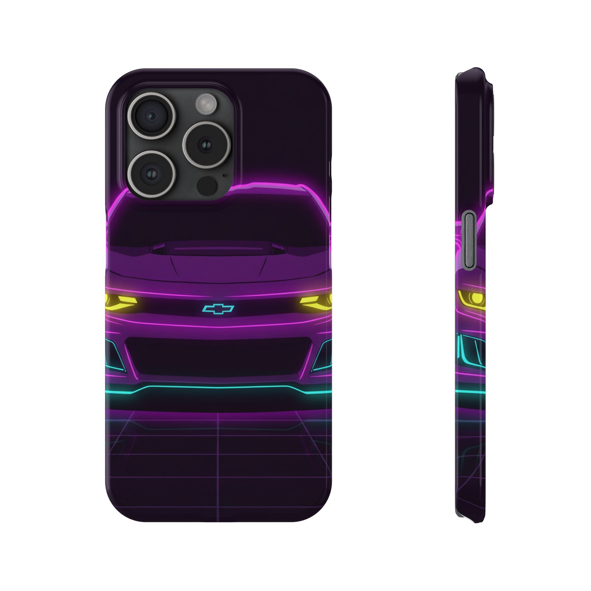 Chevrolet Camaro ZL1 Neon Synthwave Phone Case