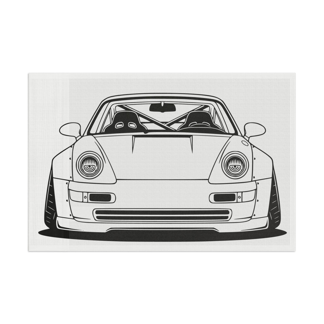 Porsche 964 Turbo Garage Flag