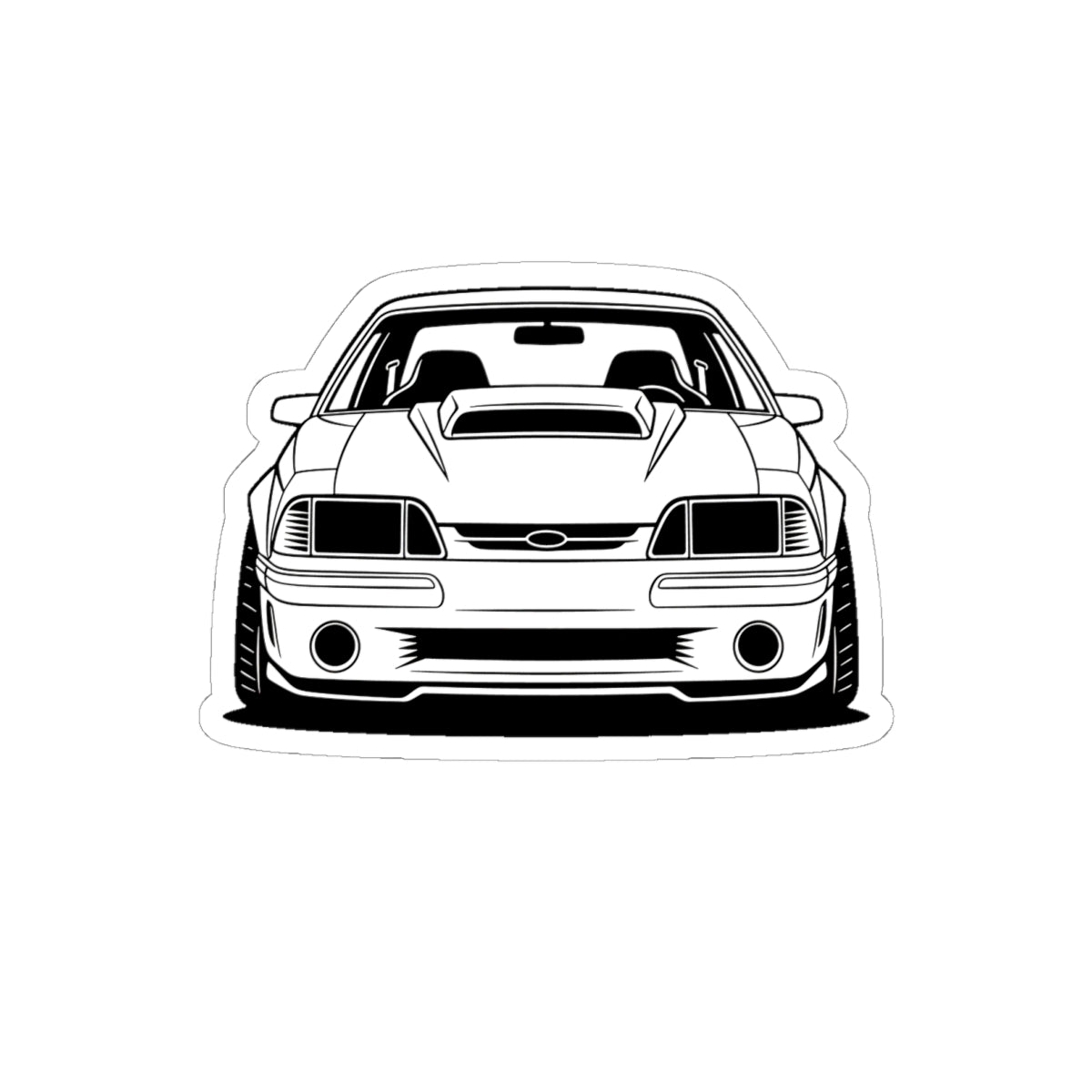 Ford Mustang Fox Body GT Sticker