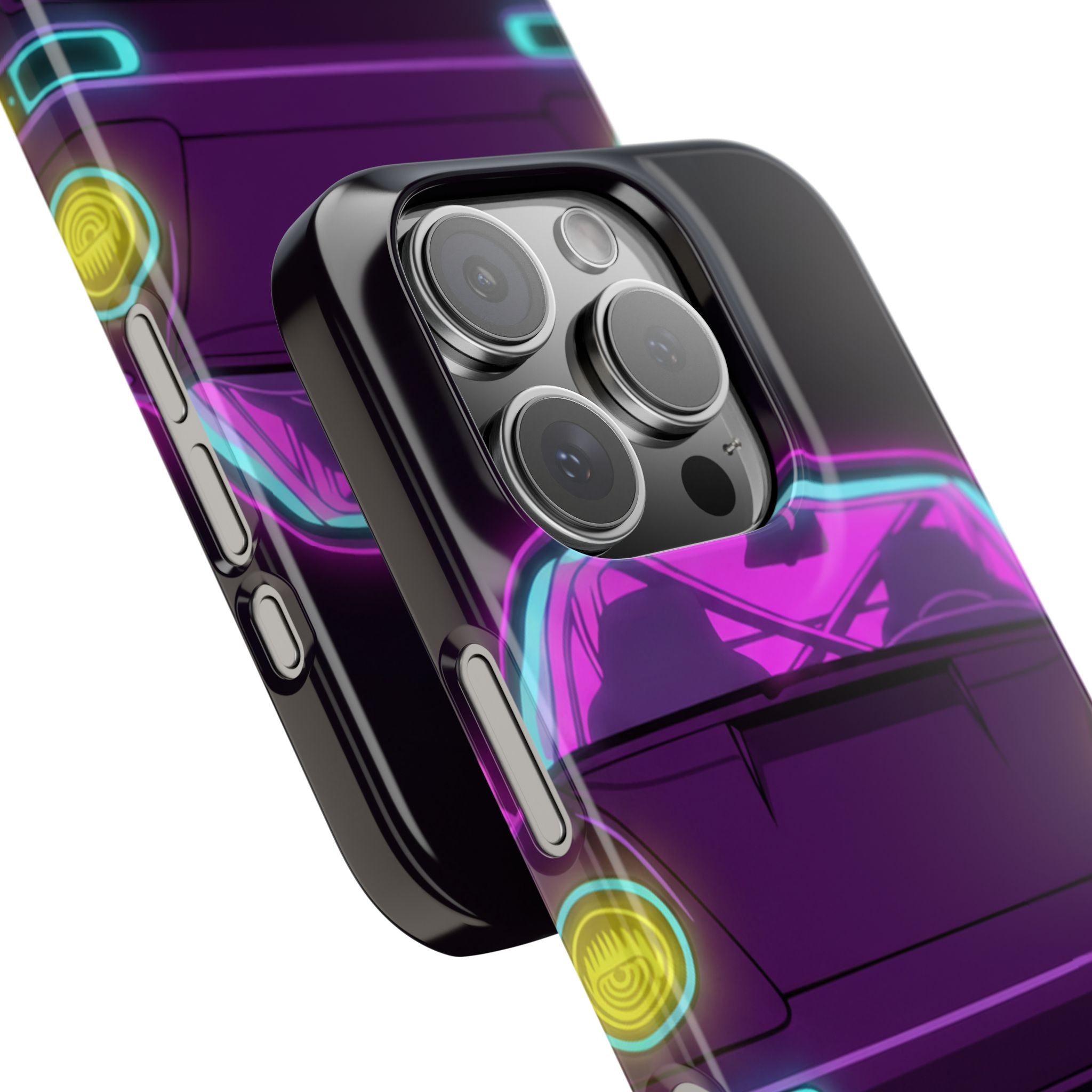 Porsche 964 Turbo Neon Synthwave Phone Case
