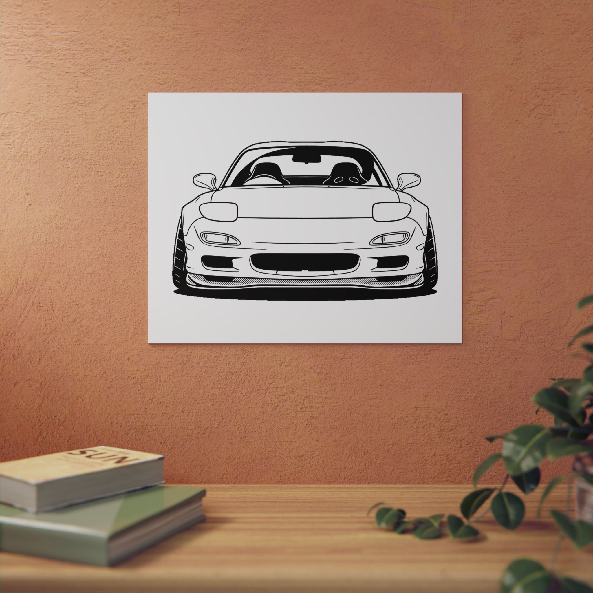 Mazda RX-7 FD Metal Wall Sign