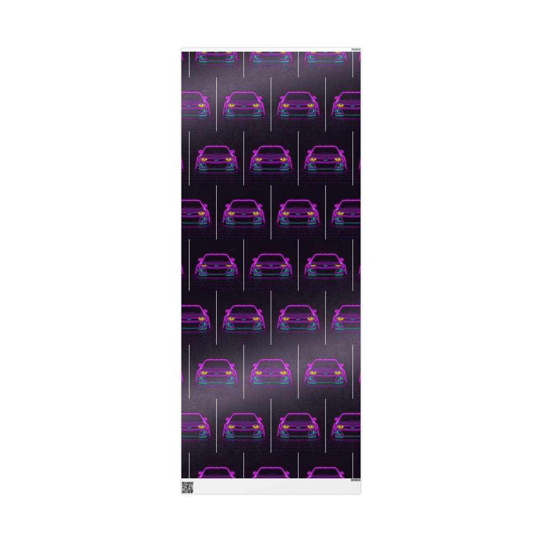 Chevrolet Camaro ZL1 Neon Synthwave Gift Wrapping Paper