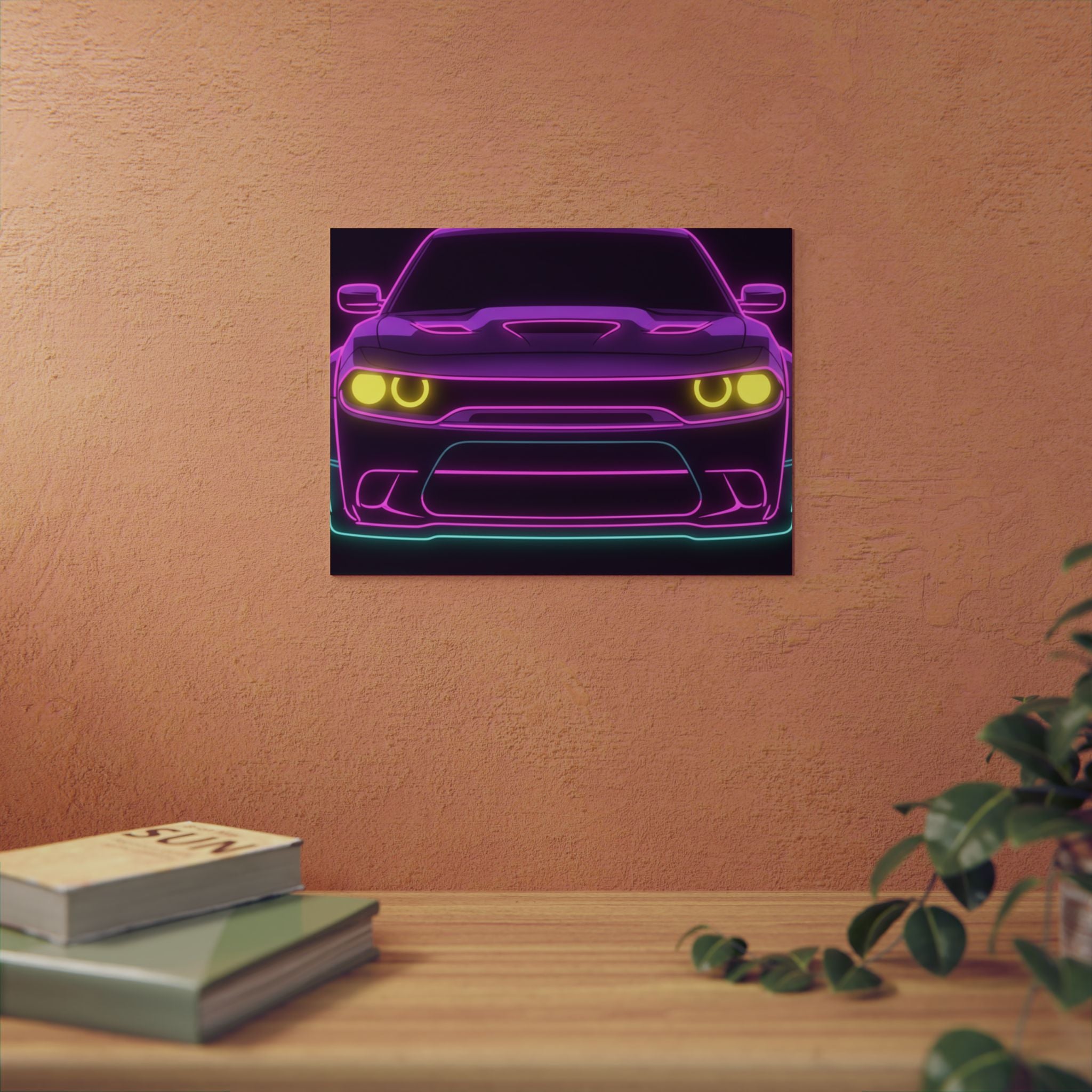 Dodge Challenger SRT Hellcat Metal Wall Sign