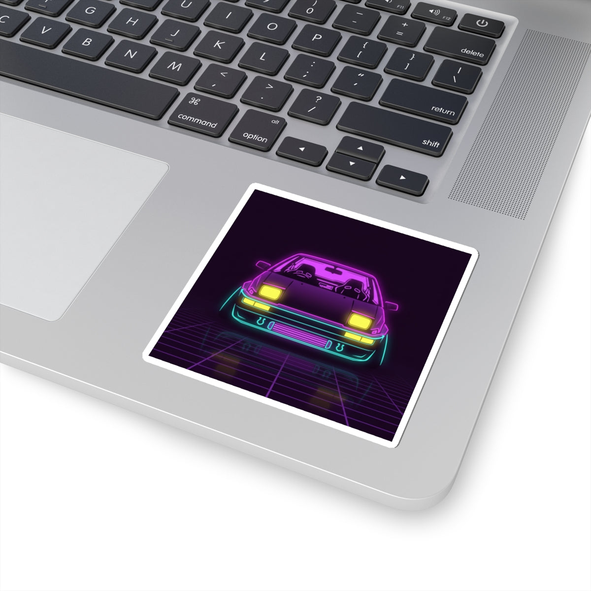 Toyota AE86 (1983-87) Neon Synthwave Sticker