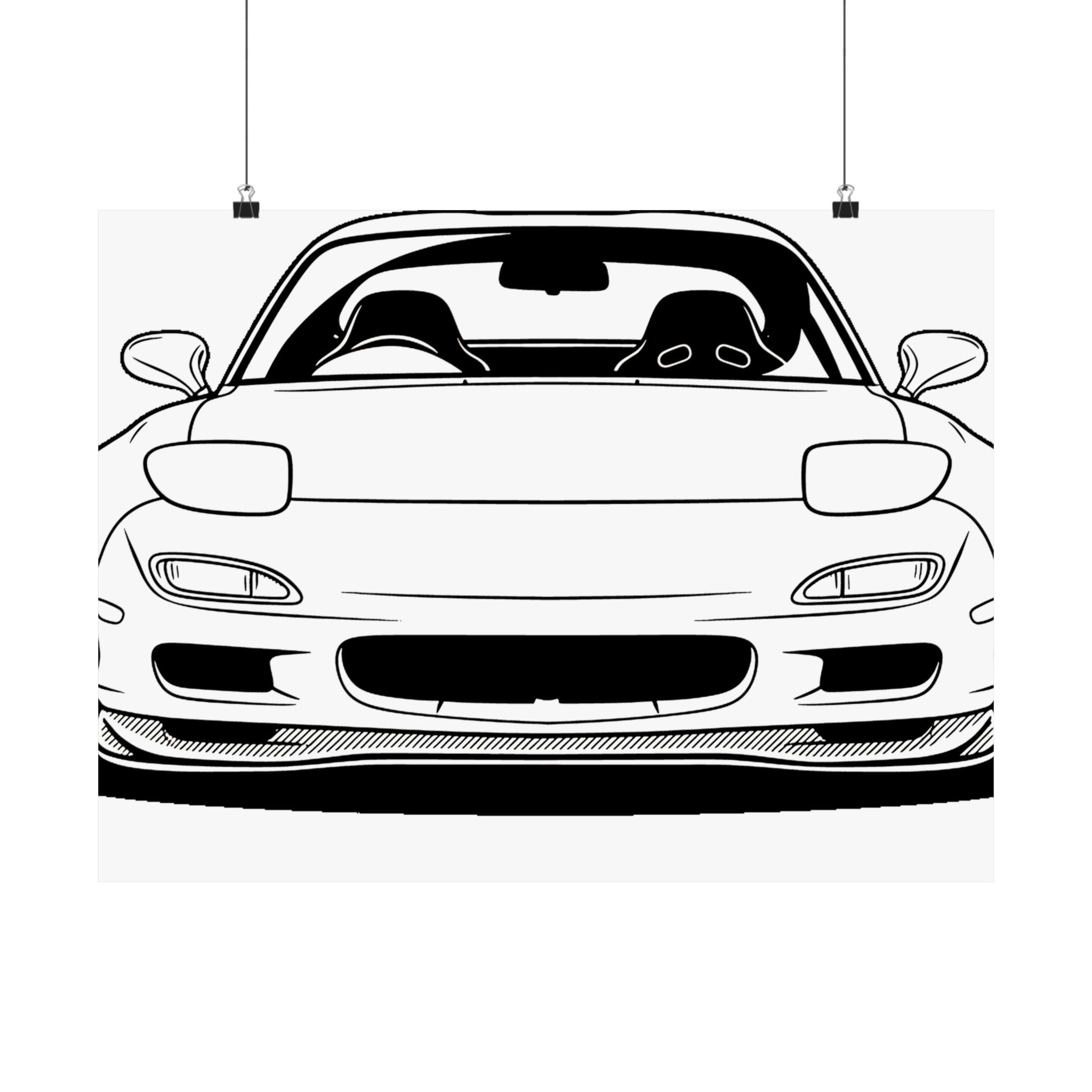 Mazda RX-7 FD Poster