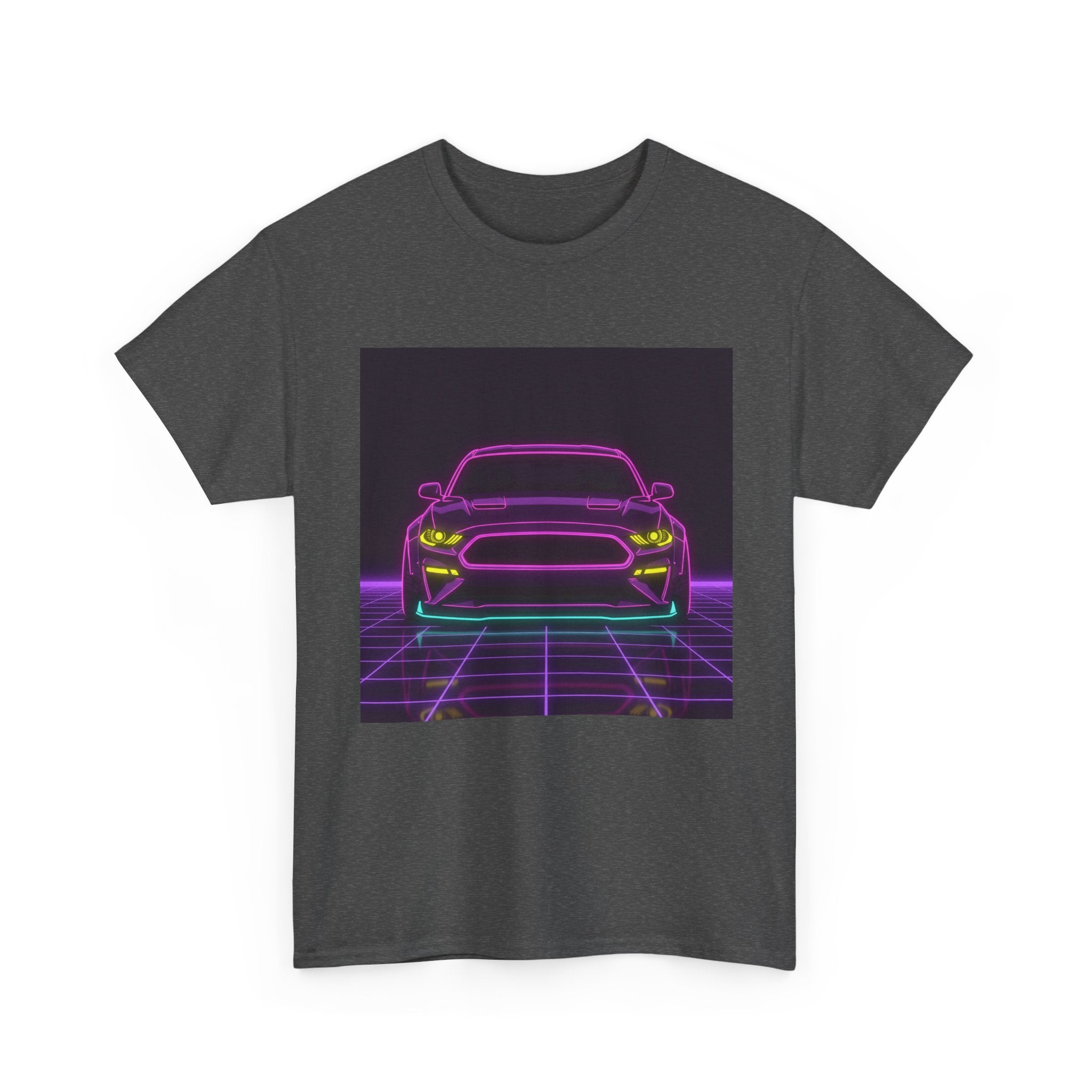 Ford Mustang GT (S650) Neon Synthwave Unisex Tee
