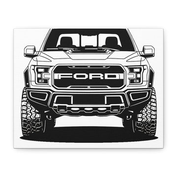 Ford F-150 Raptor Gen 2 Canvas Wall Art