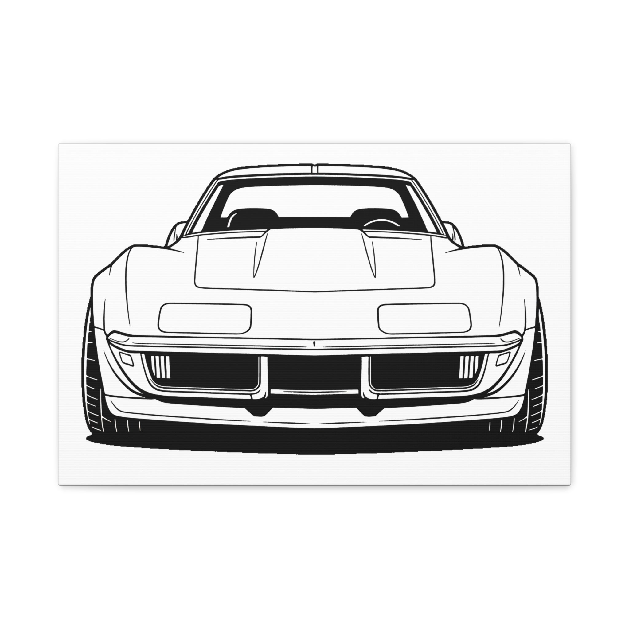 1969 Corvette Stingray C3 Canvas Wall Art