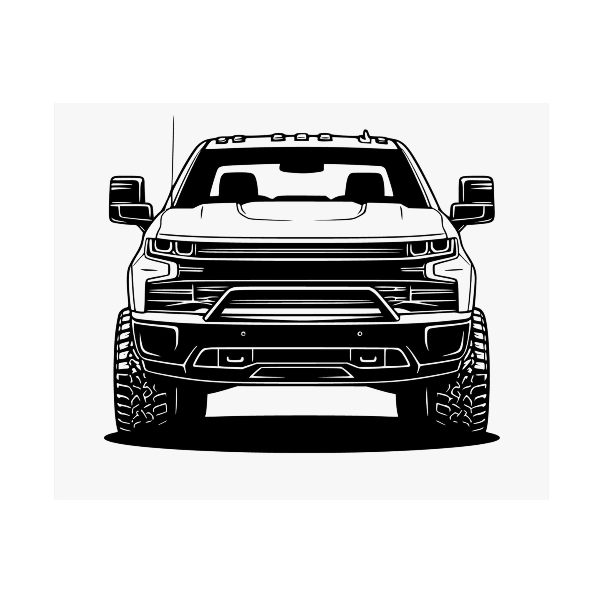 Chevy Silverado Trail Boss (2019+) Poster