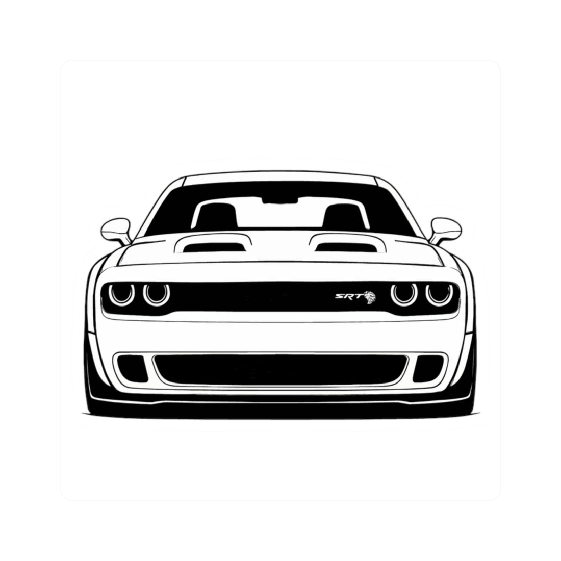 Dodge Challenger SRT Hellcat Sticker