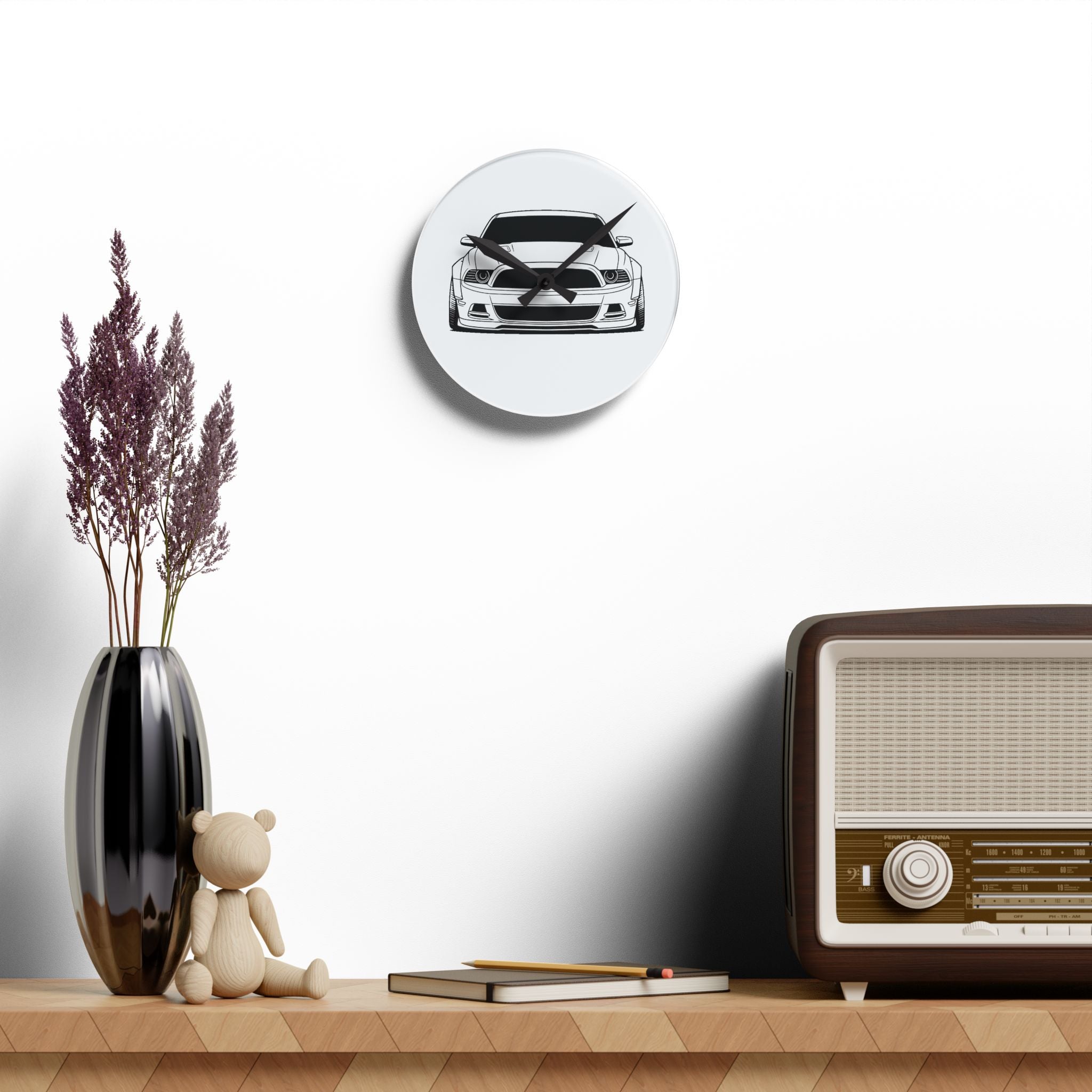 Ford Mustang GT (S197) Wall Clock