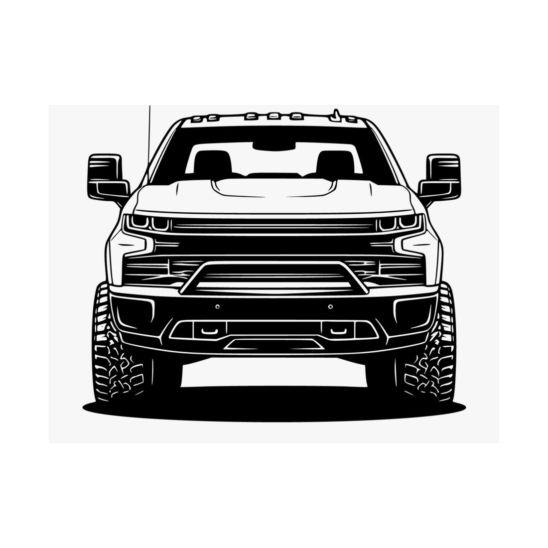 Chevy Silverado Trail Boss (2019+) Poster