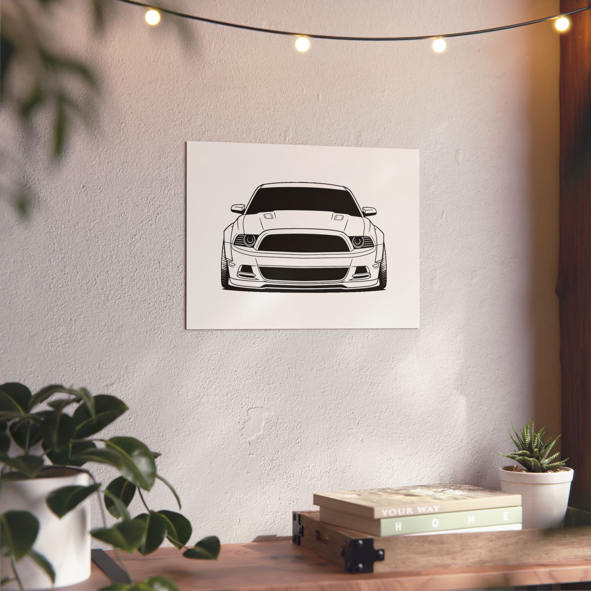 Ford Mustang GT (S197) Metal Wall Sign