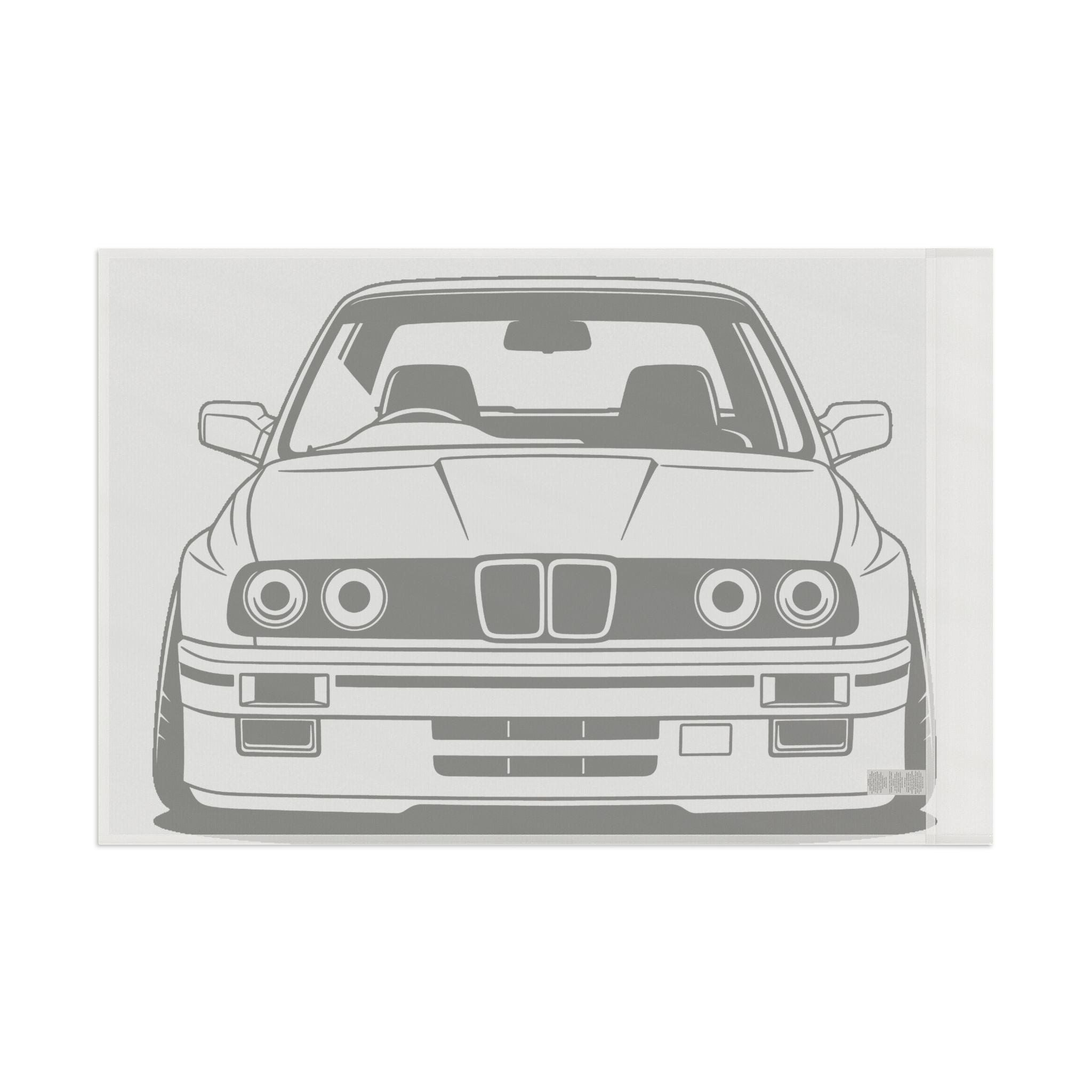 BMW E30 Garage Flag
